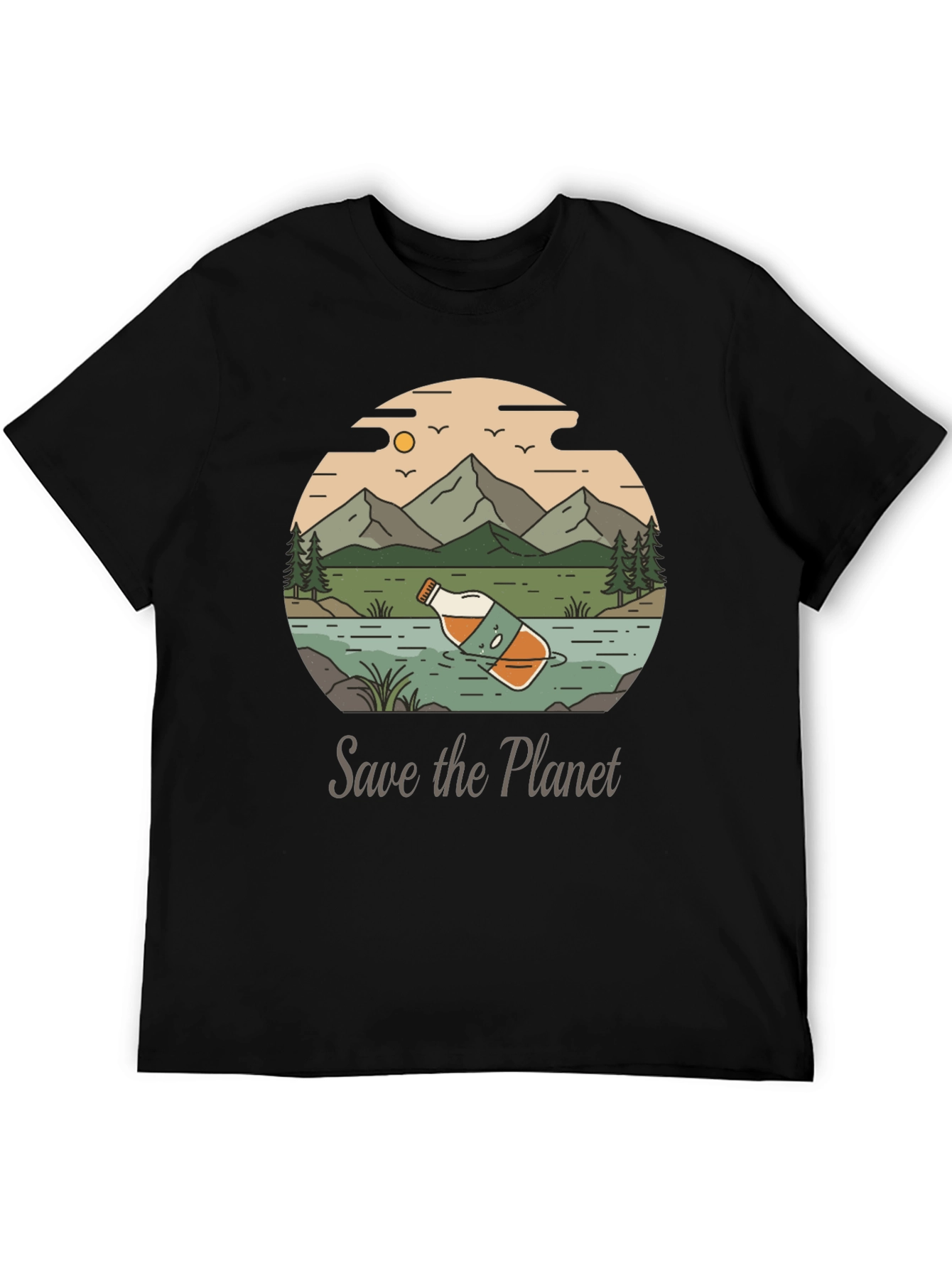 Eco-Conscious Save the Planet Graphic Tee