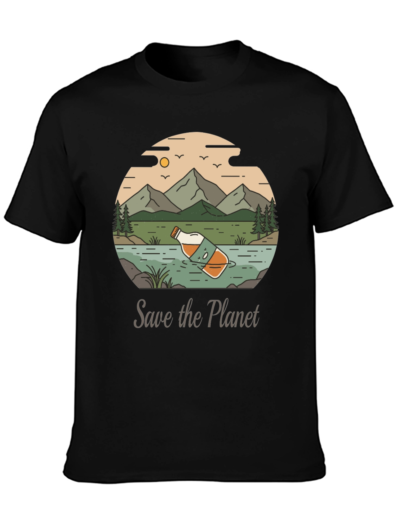 Eco-Conscious Save the Planet Graphic Tee