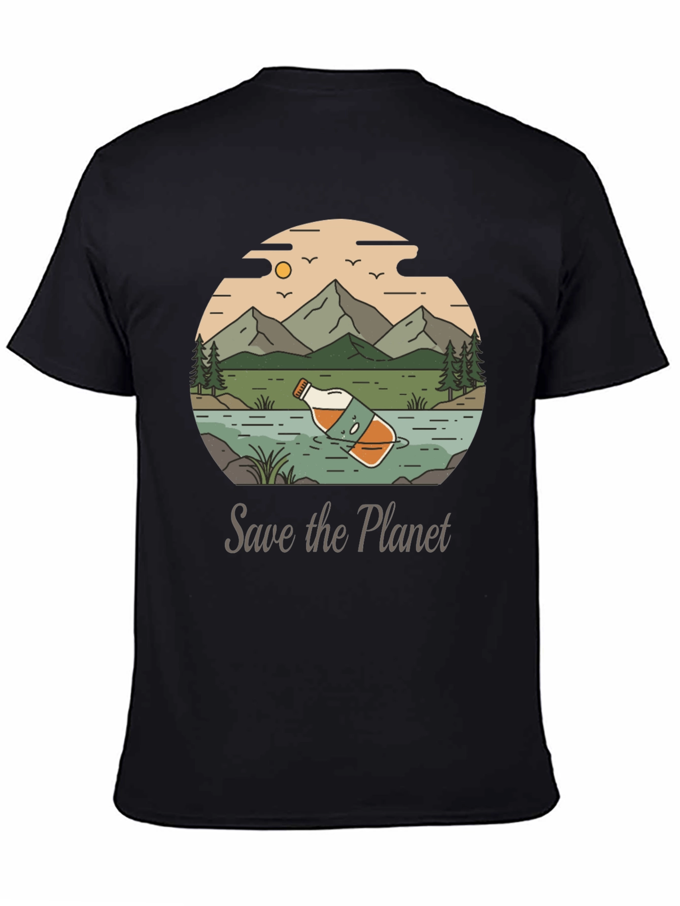 Eco-Conscious Save the Planet Graphic Tee