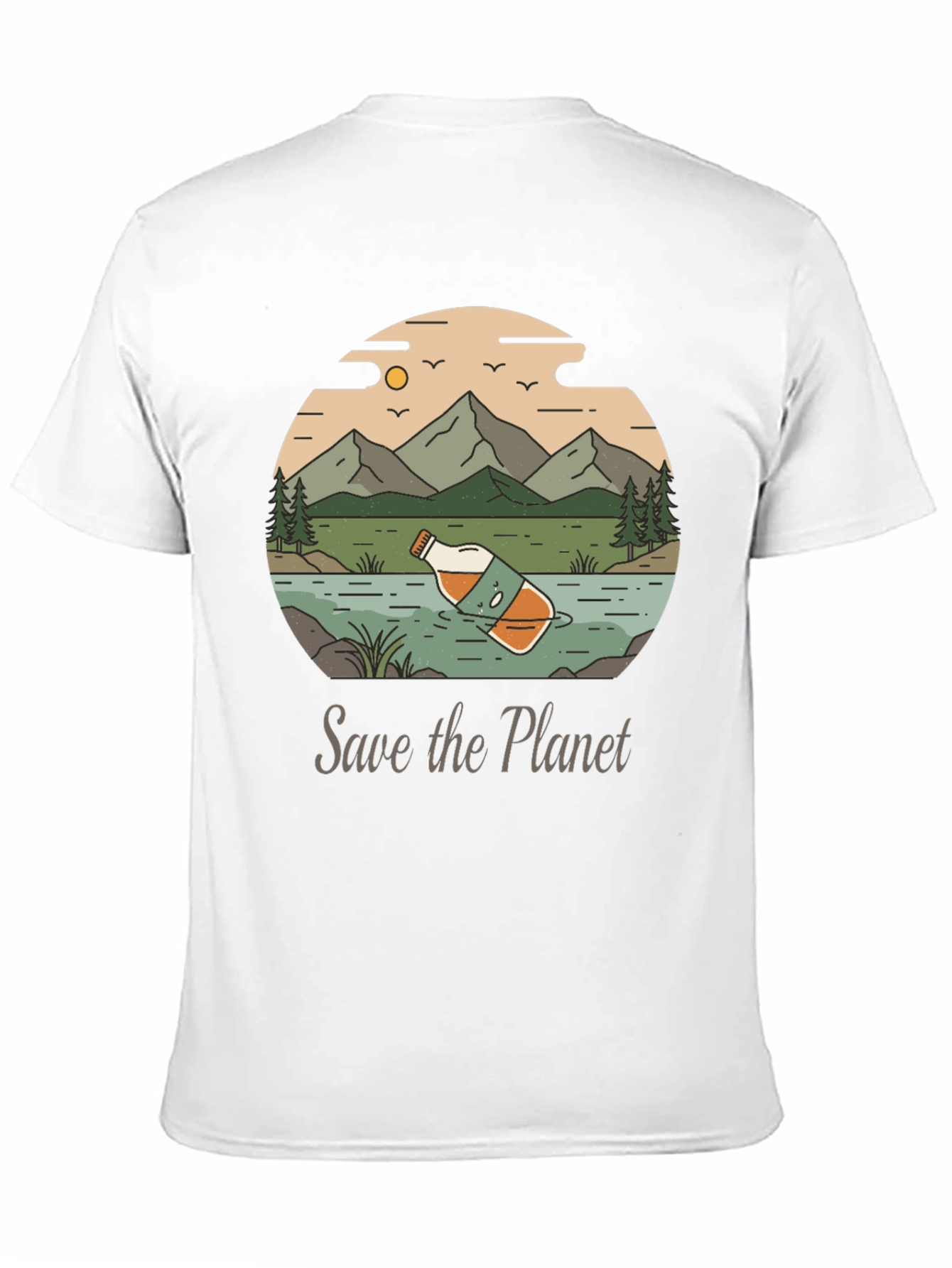 Eco-Conscious Save the Planet Graphic Tee