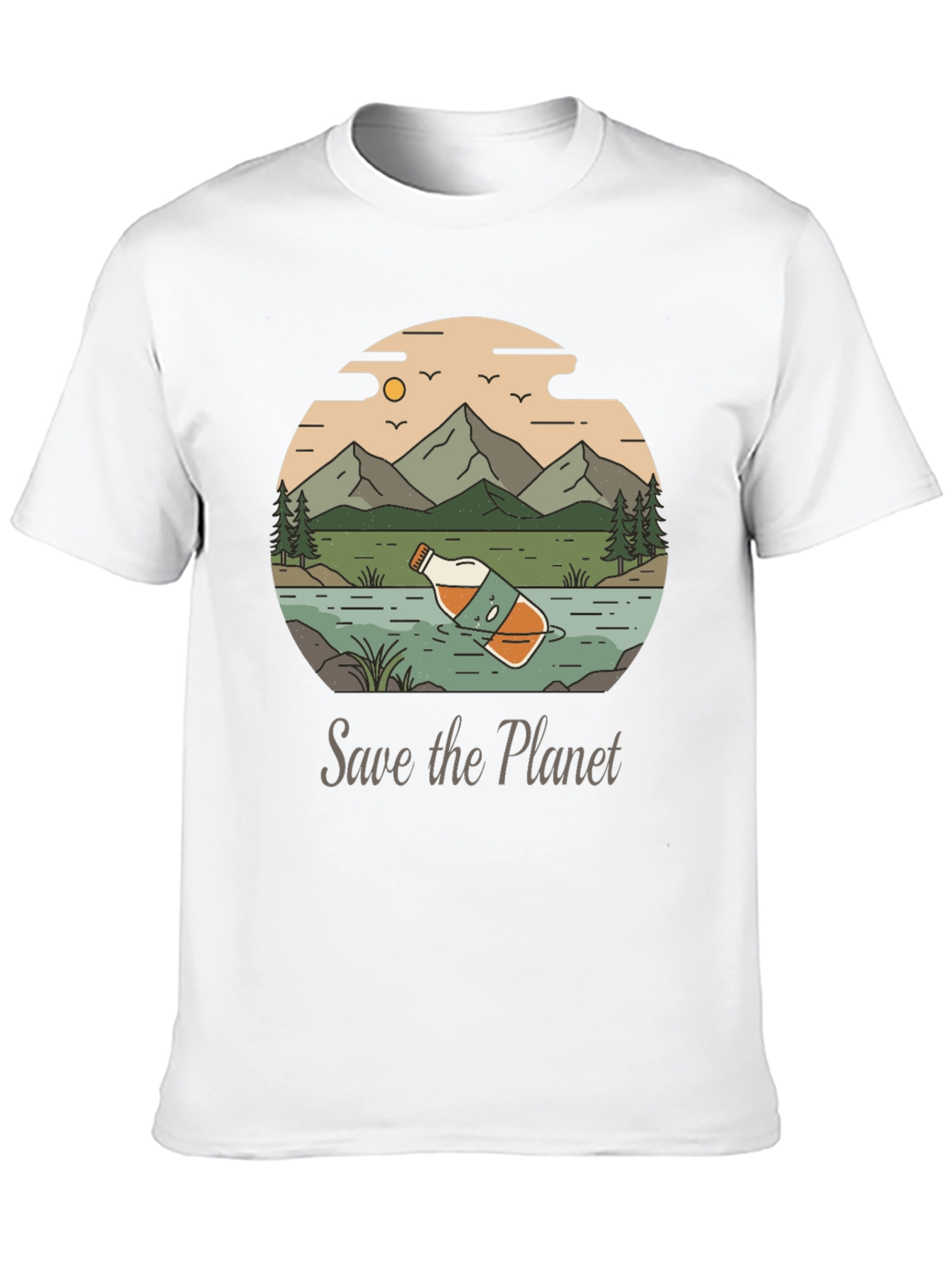 Eco-Conscious Save the Planet Graphic Tee