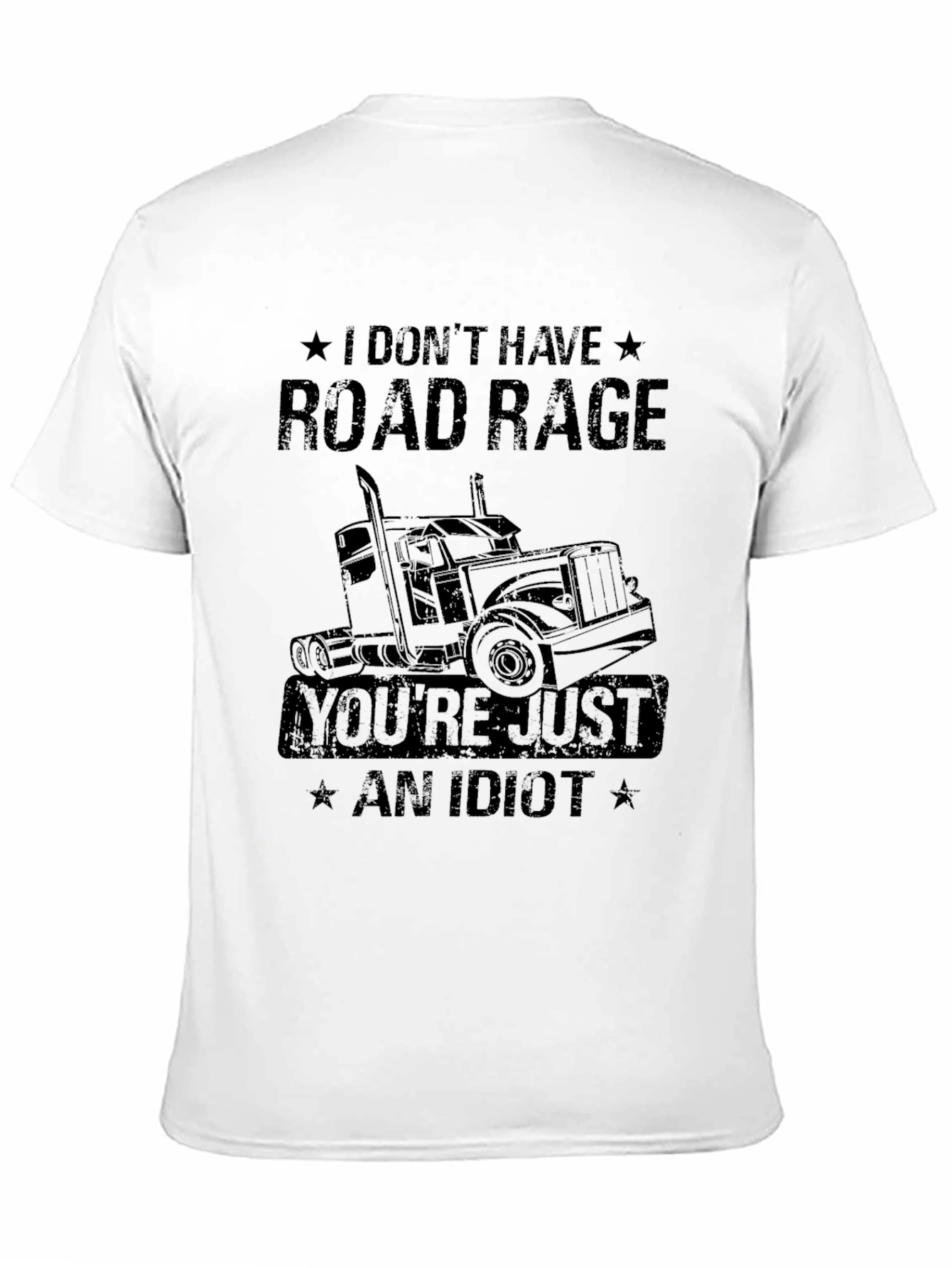 Road Rage Trucker Humor T-Shirt
