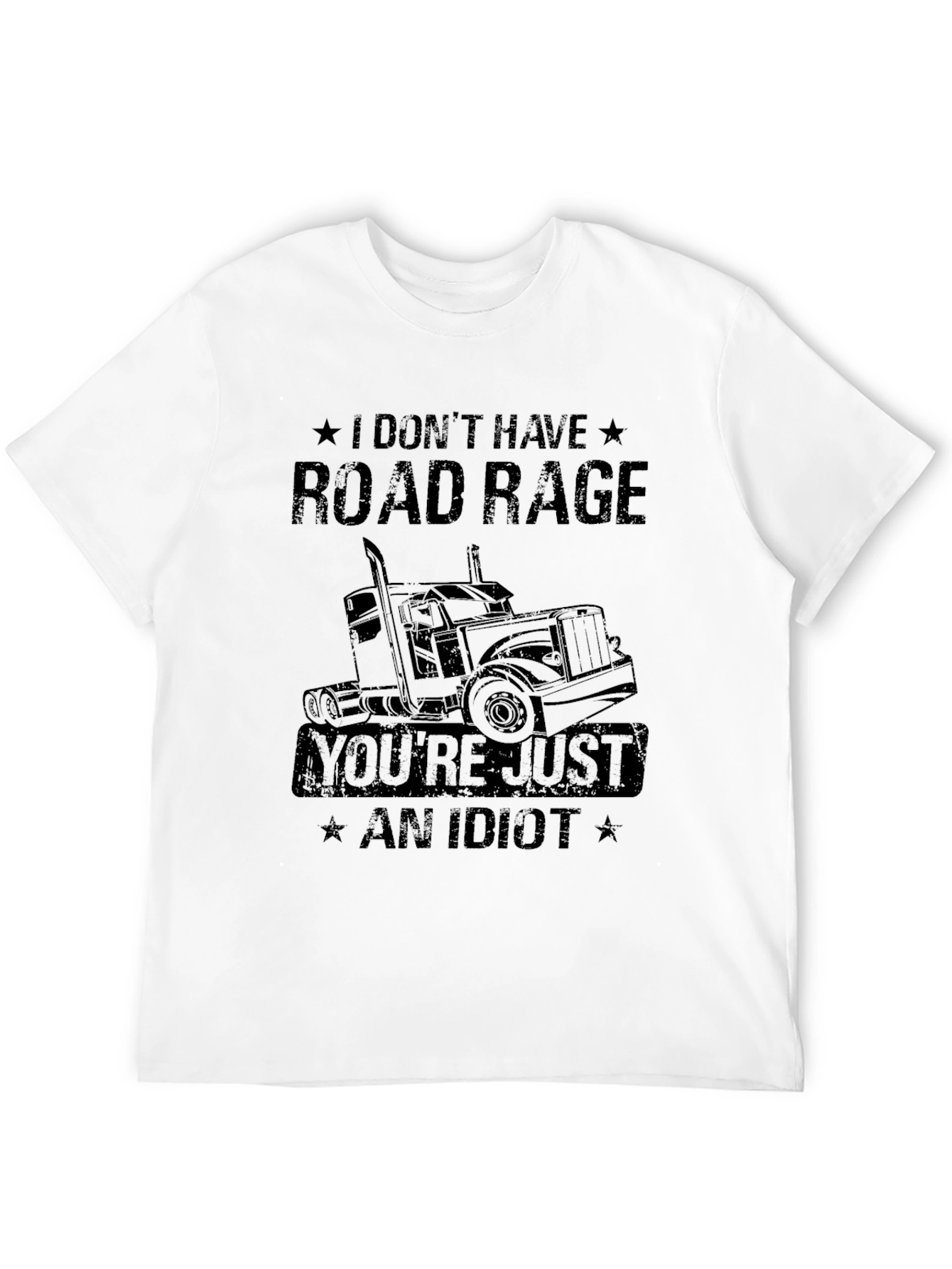 Road Rage Trucker Humor T-Shirt