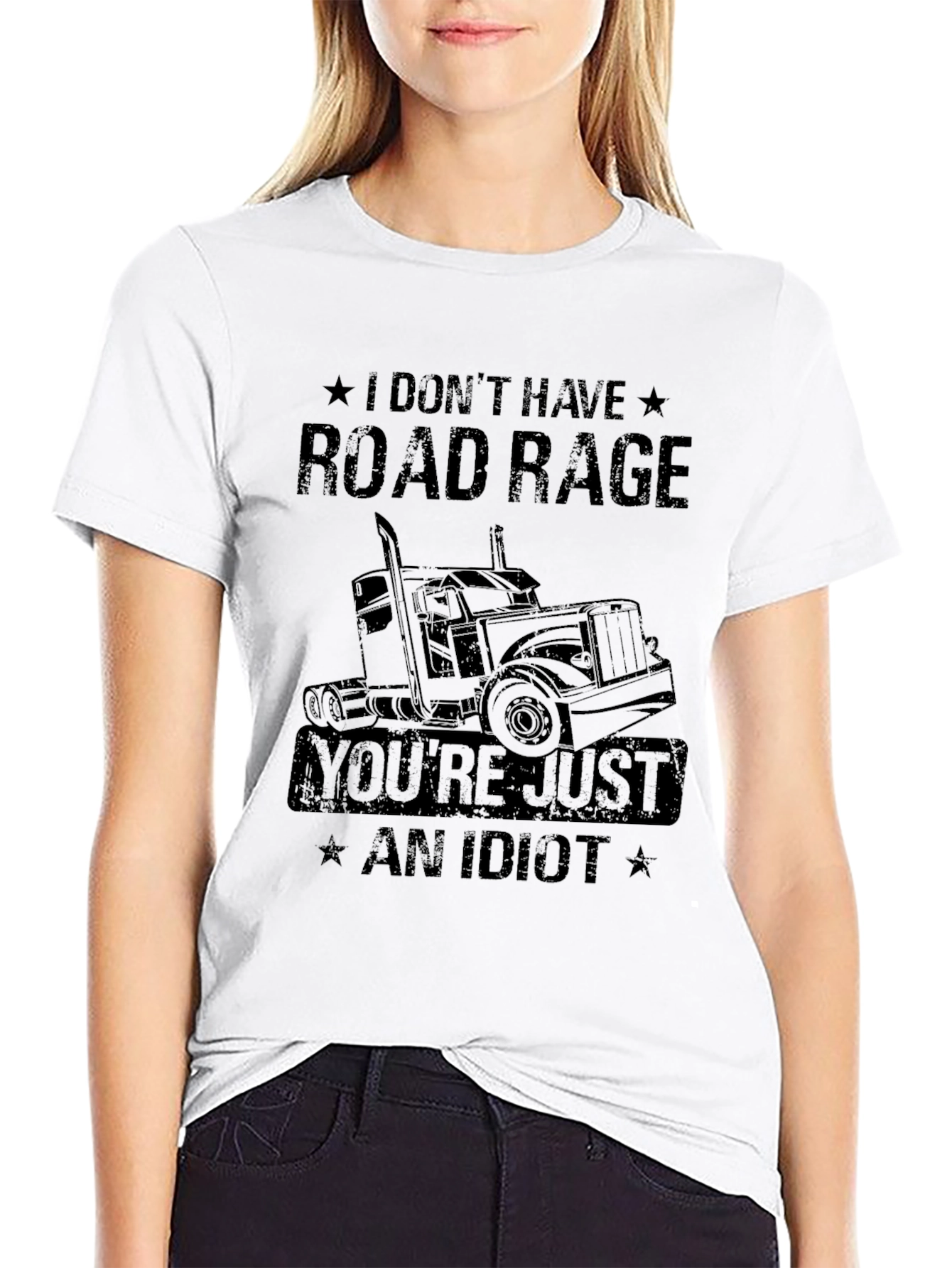 Road Rage Trucker Humor T-Shirt