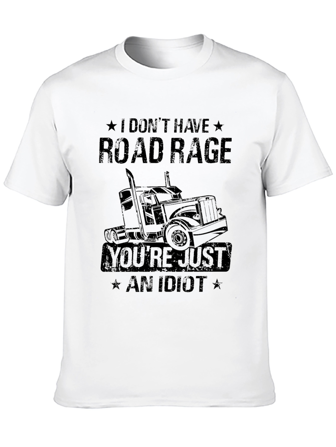 Road Rage Trucker Humor T-Shirt