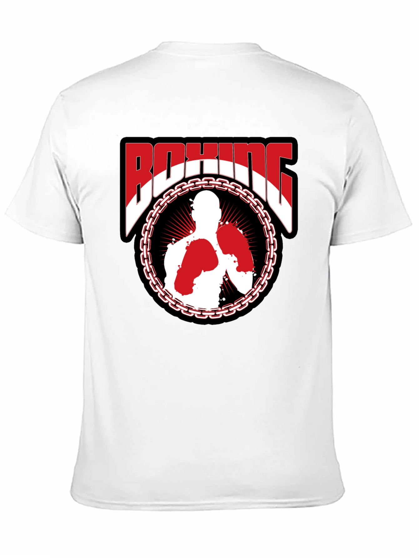 Boxing Graphic T-Shirt - Stylish Black Tee