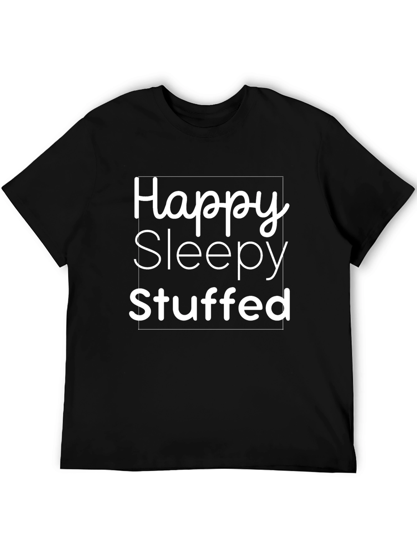 Happy Sleepy Stuffed T-Shirt - Thanksgiving