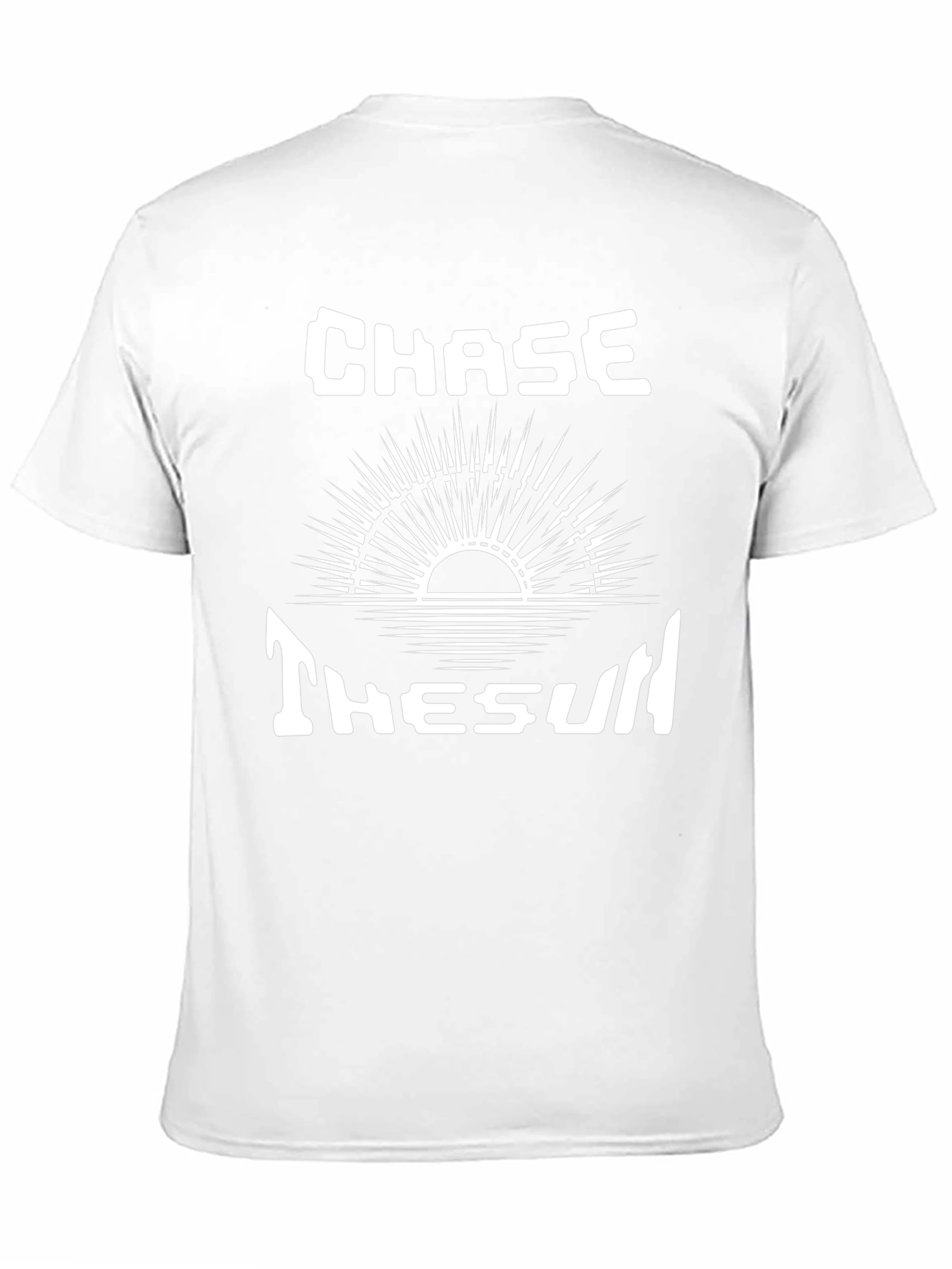 Chase the Sun Graphic Tee - Stylish Black T-Shirt
