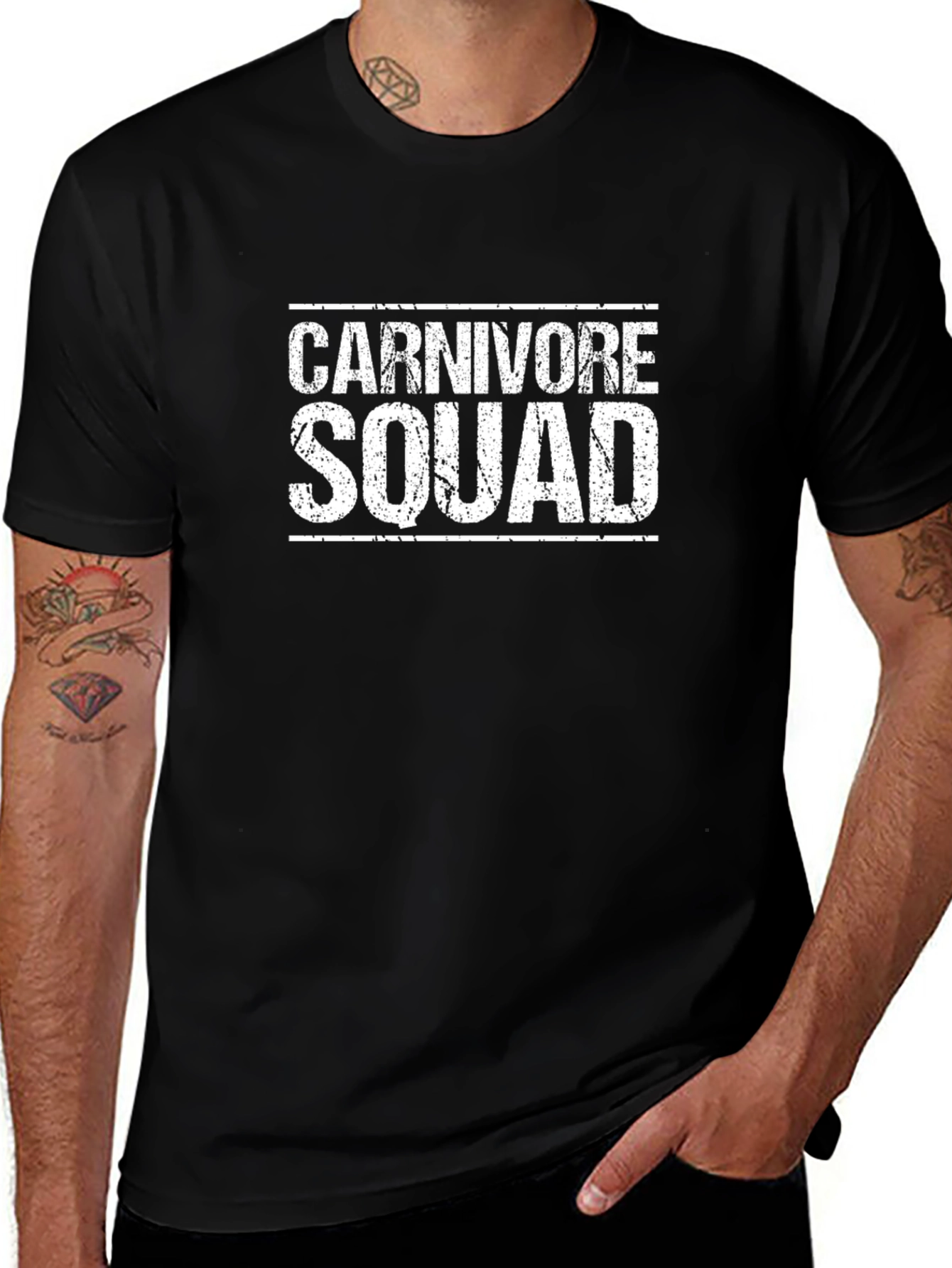 Carnivore Squad Graphic Tee - Black