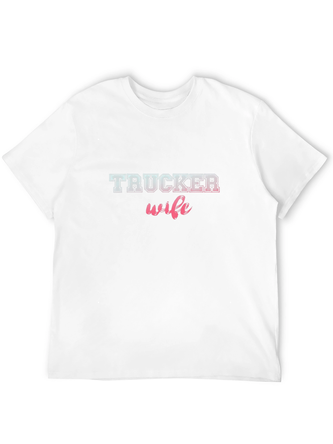Trucker Wife Graphic Tee - Black