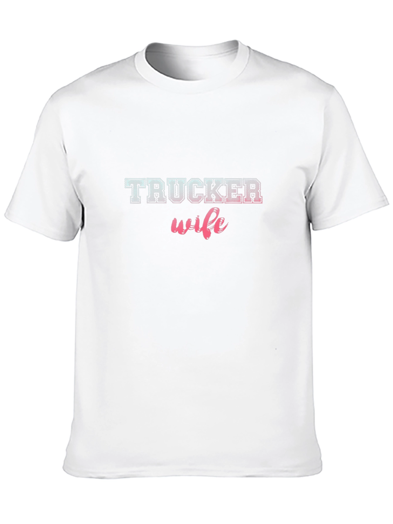 Trucker Wife Graphic Tee - Black