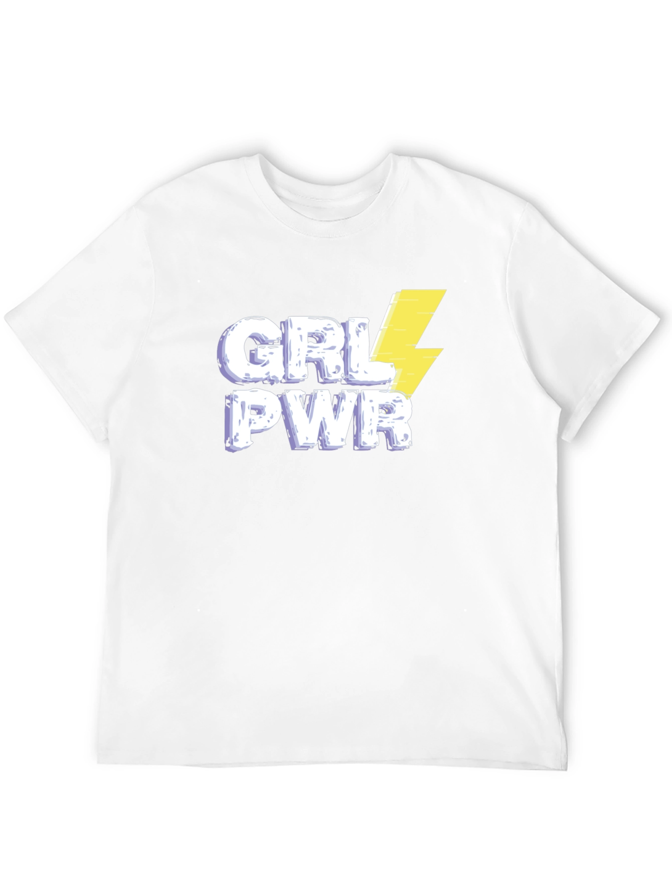 GRL PWR Graphic Tee - Black Cotton T-Shirt