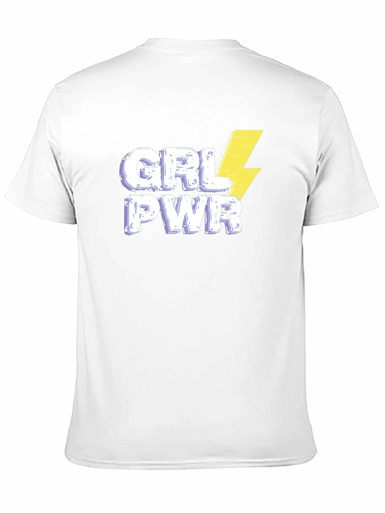 GRL PWR Graphic Tee - Black Cotton T-Shirt