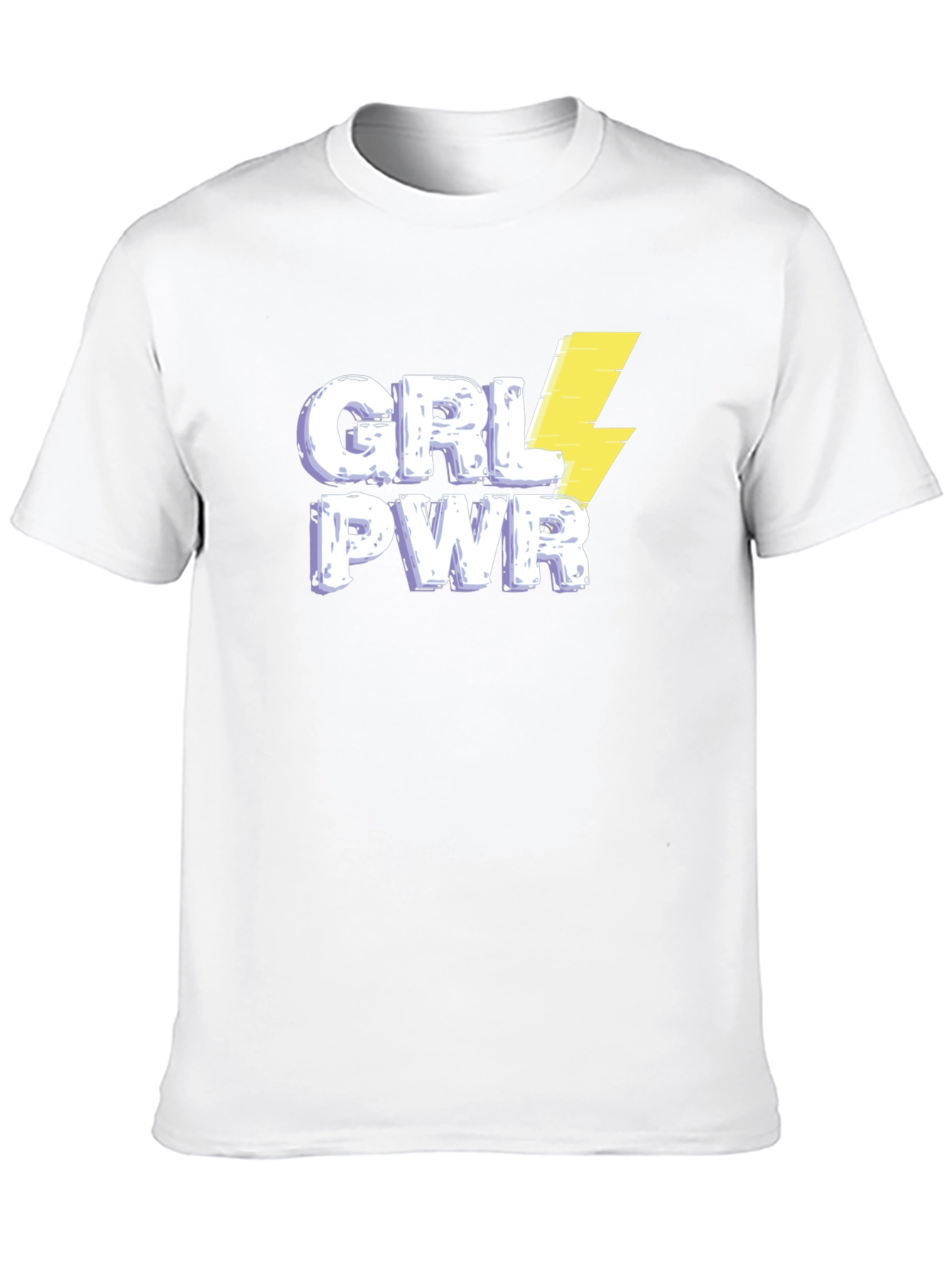 GRL PWR Graphic Tee - Black Cotton T-Shirt