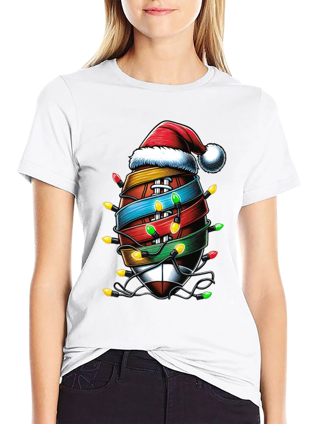 Festive Football Christmas T-Shirt