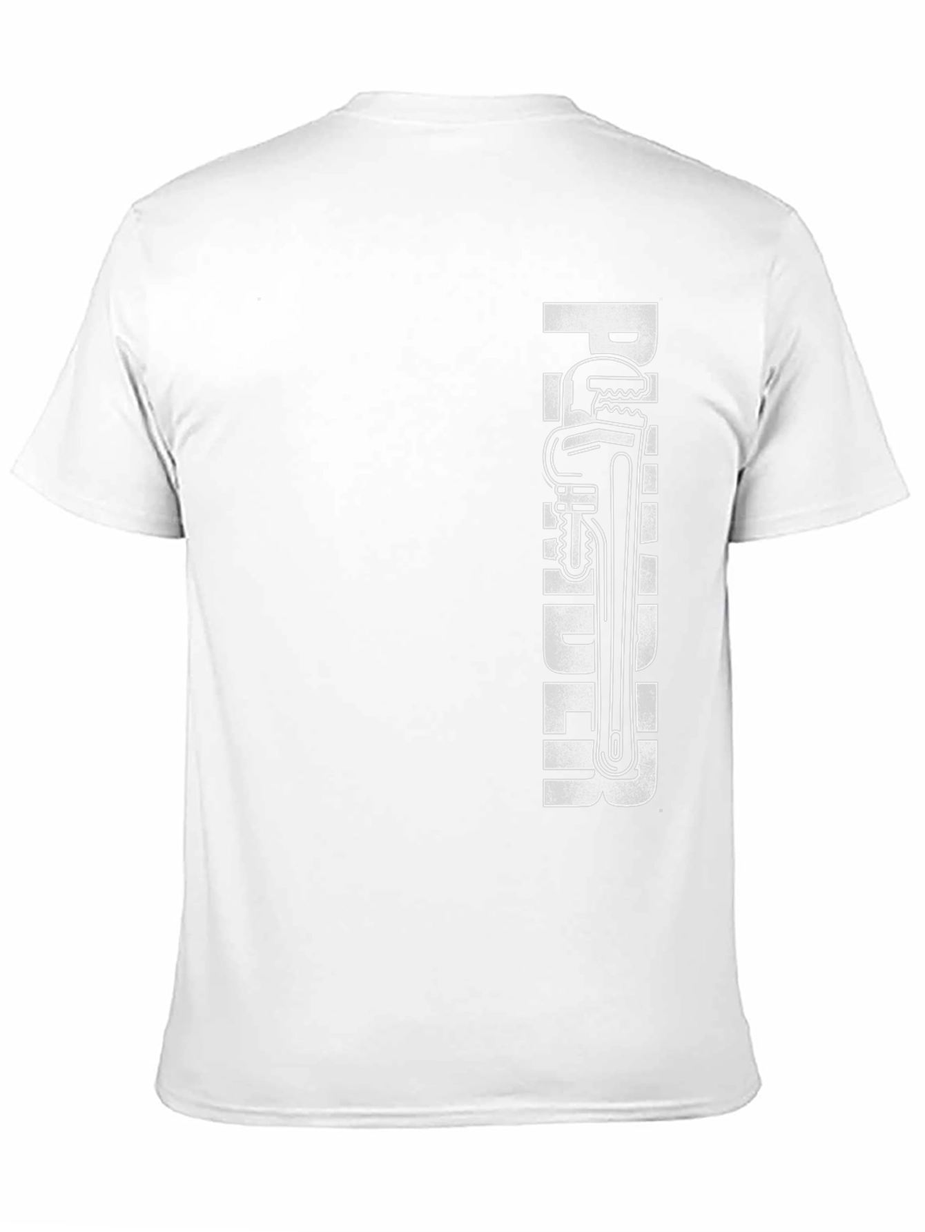 Plumber Graphic T-Shirt - Black Crew Neck Tee