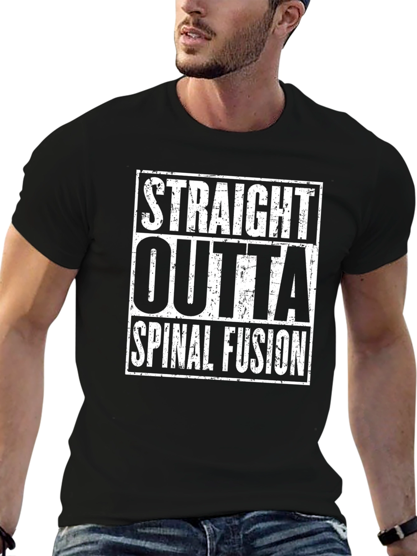 Straight Outta Spinal Fusion Graphic Tee
