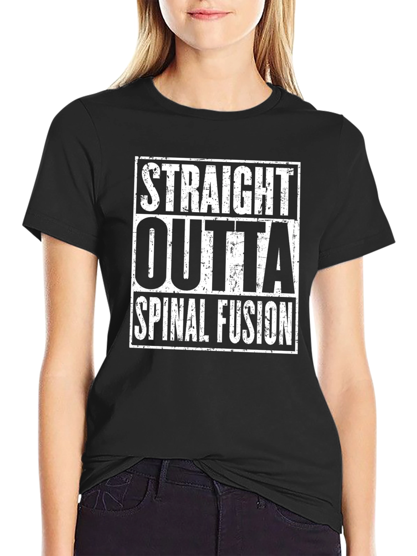 Straight Outta Spinal Fusion Graphic Tee