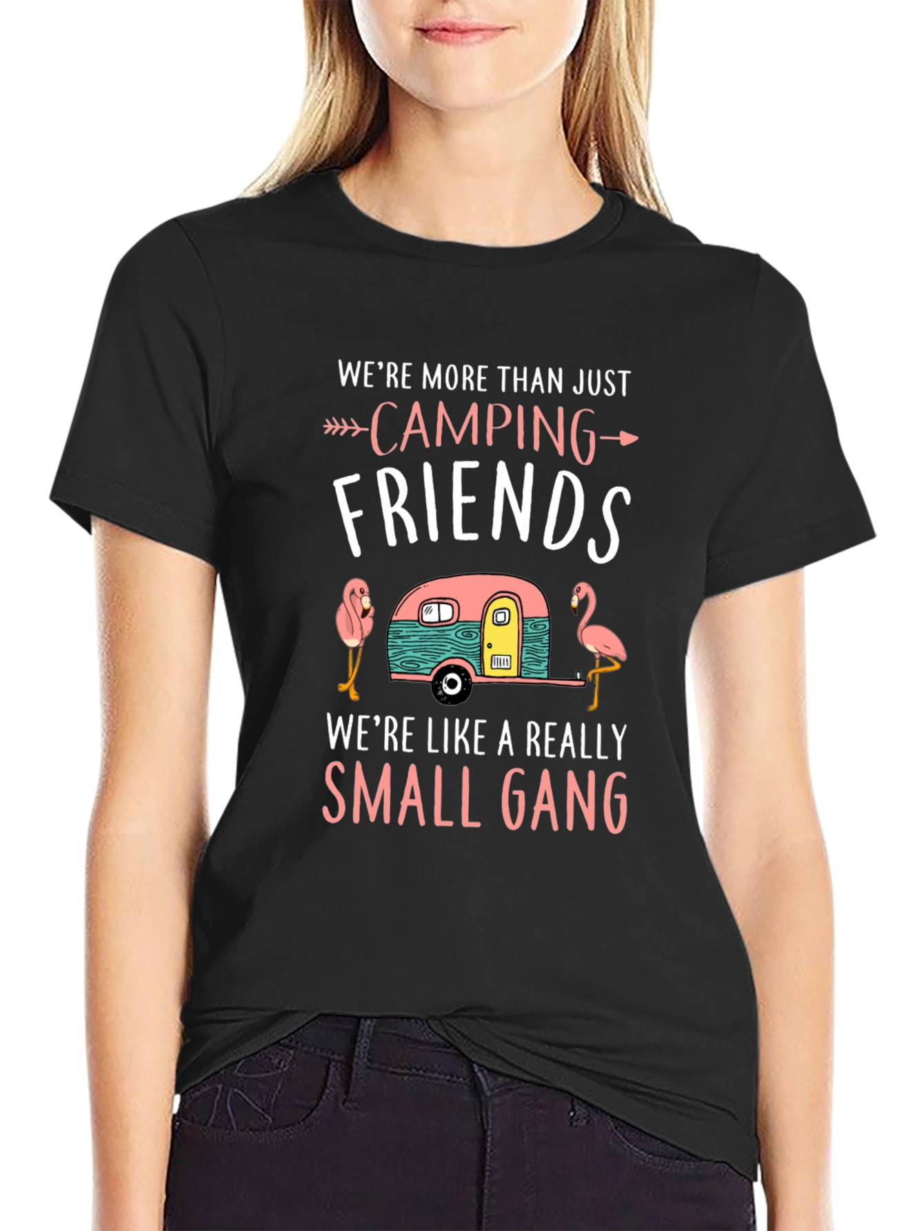 Camping Friends Graphic Tee