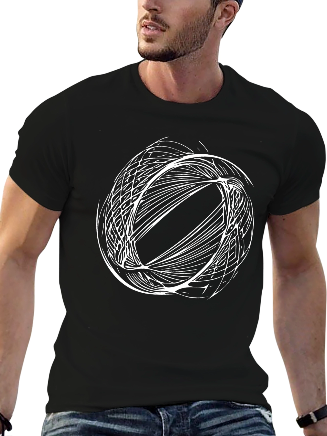 Abstract Graphic Tee - Modern Artistic Design
