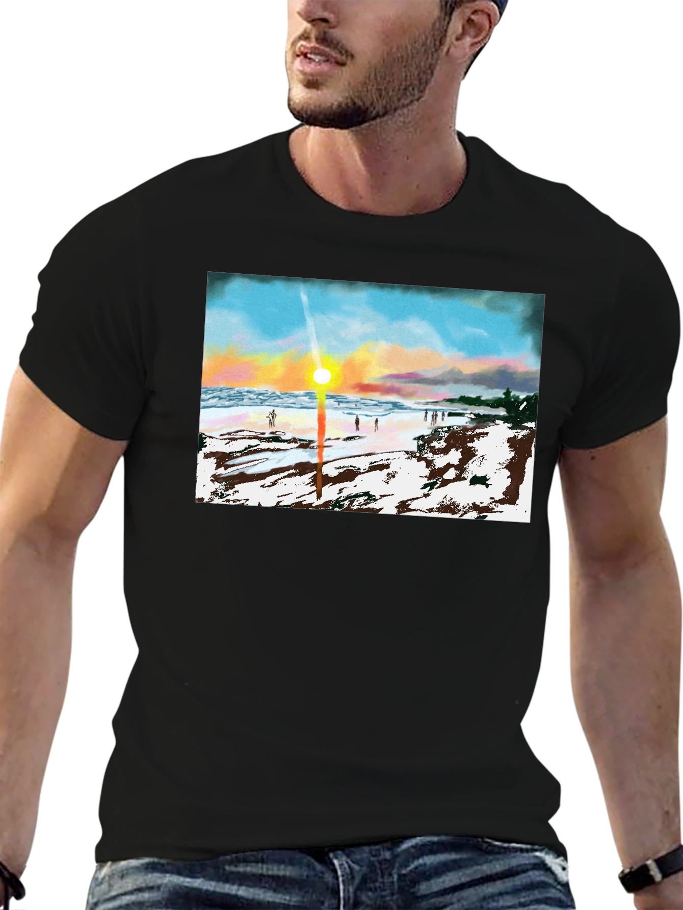 Sunset Beach Graphic Tee