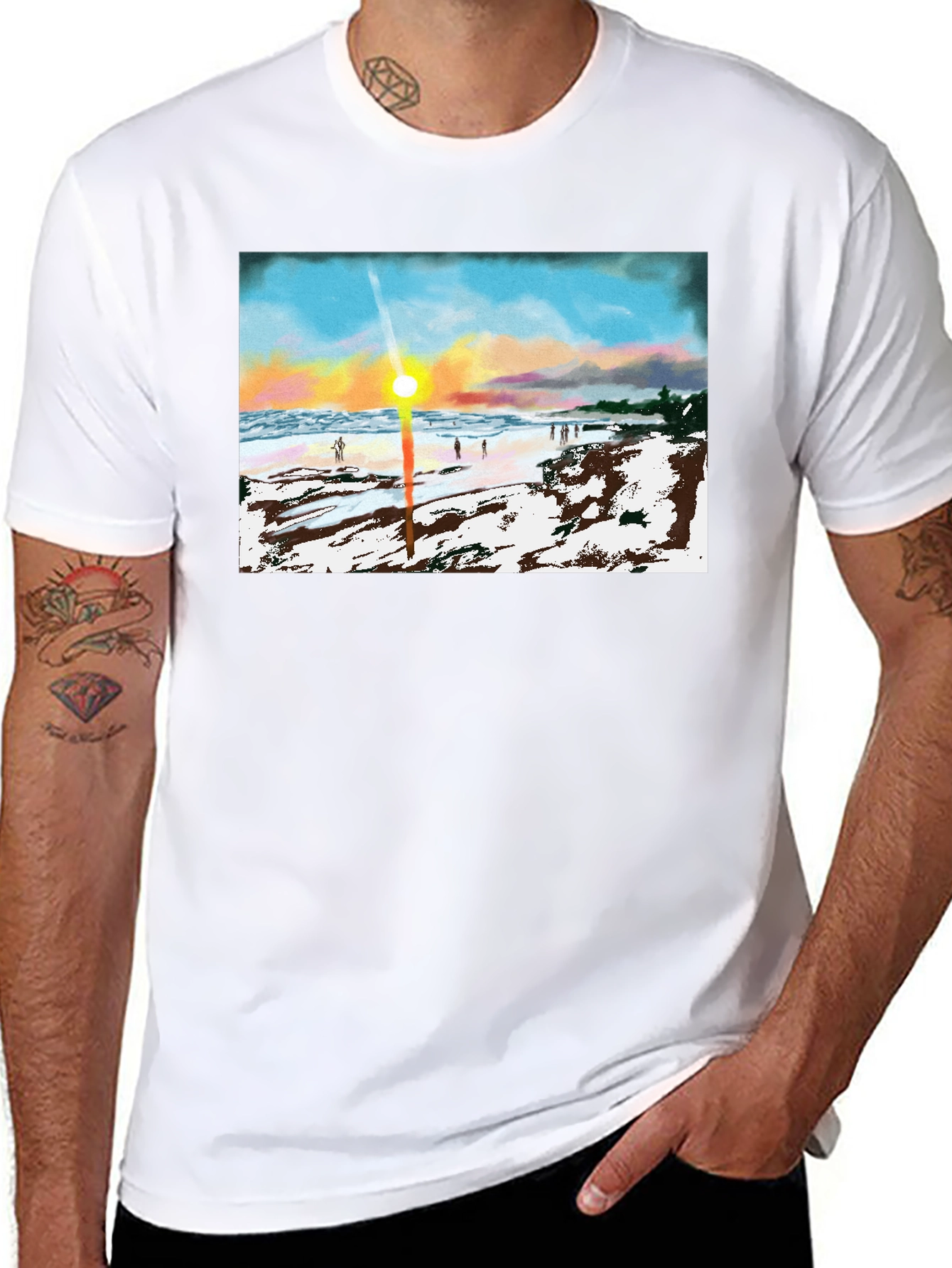 Sunset Beach Graphic Tee