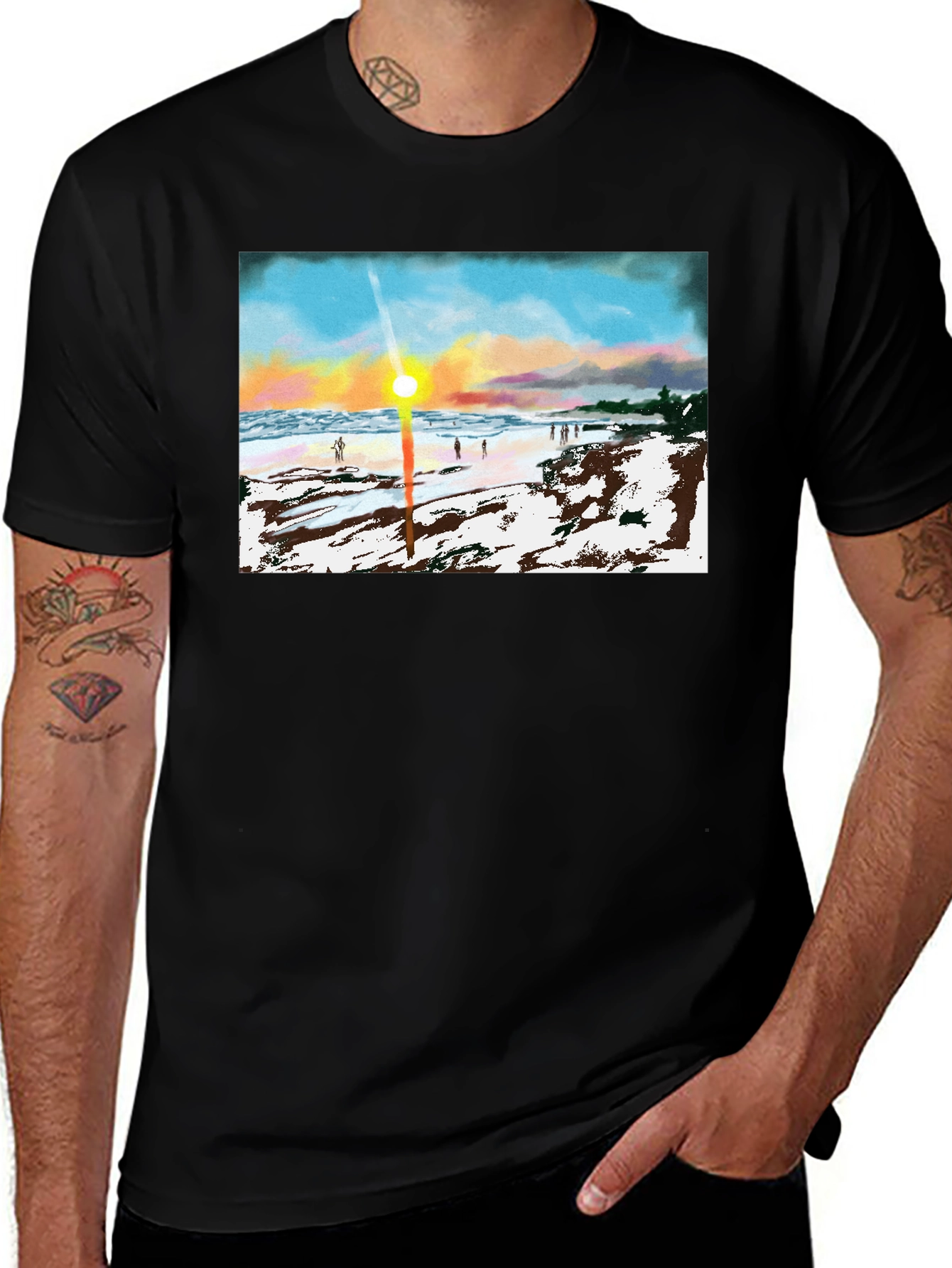 Sunset Beach Graphic Tee