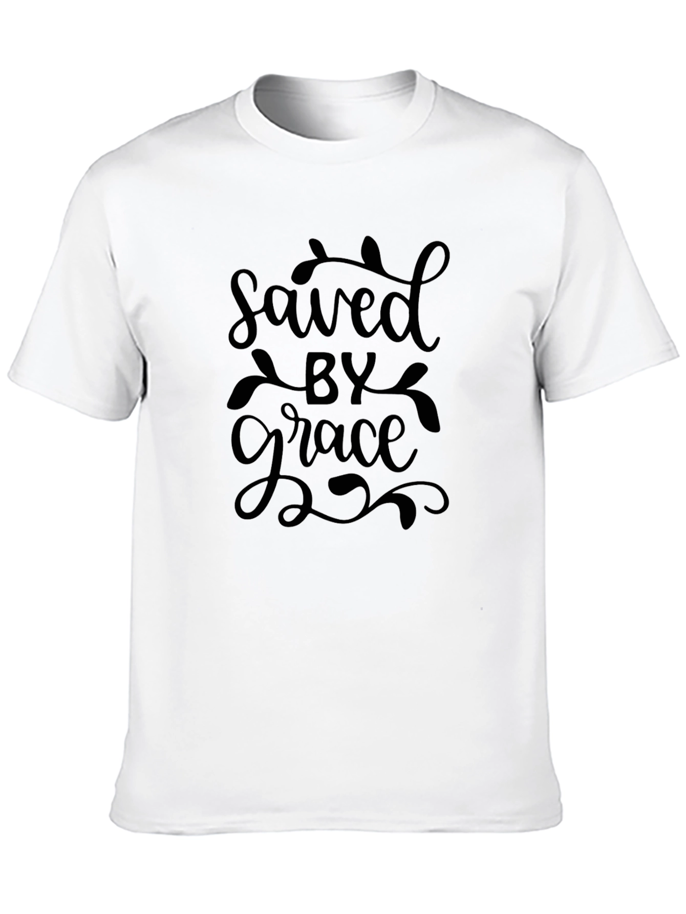 Saved By Grace Graphic Tee - Christian T-Shirt