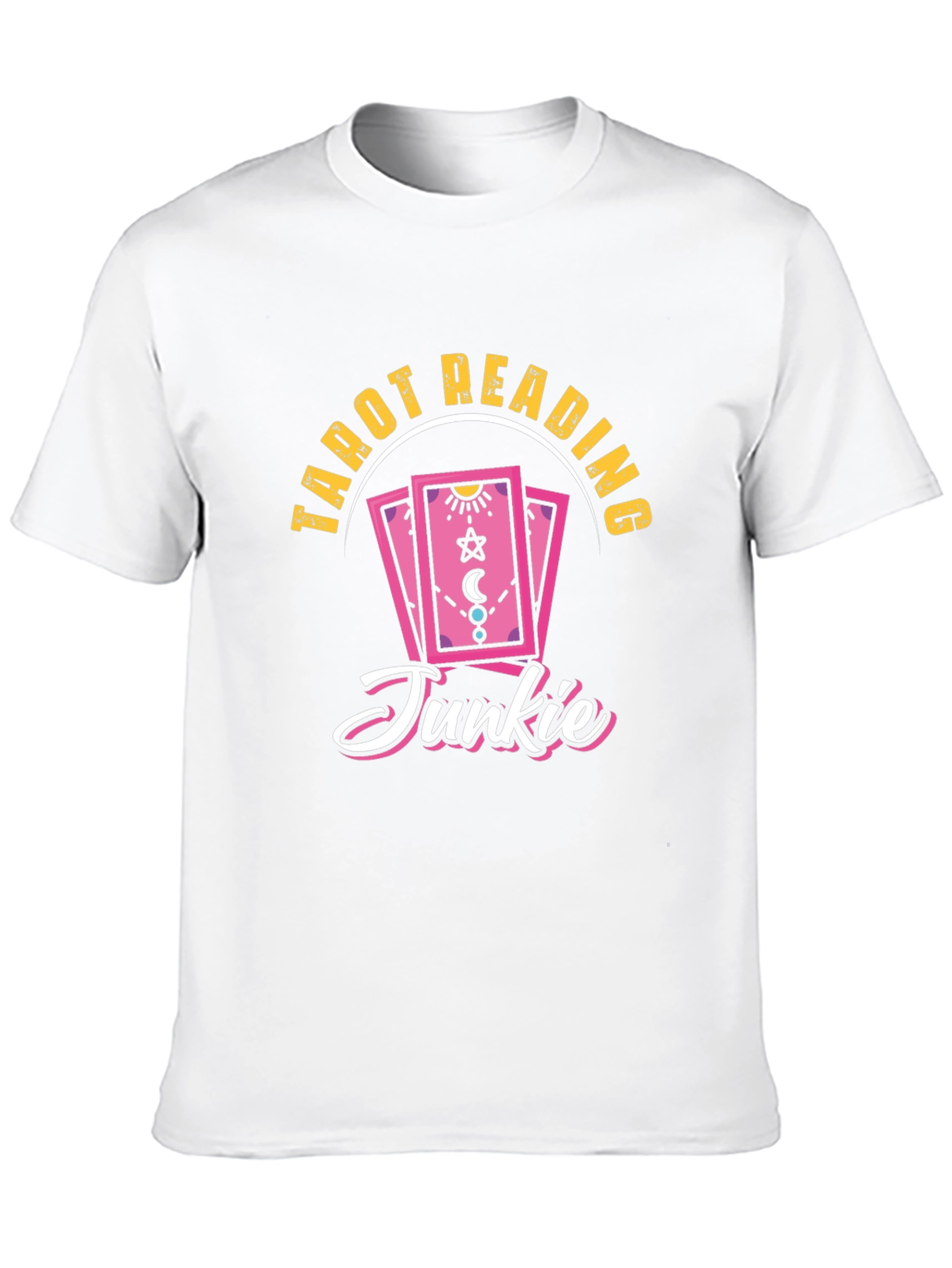 Tarot Reading Junkie Black T-Shirt