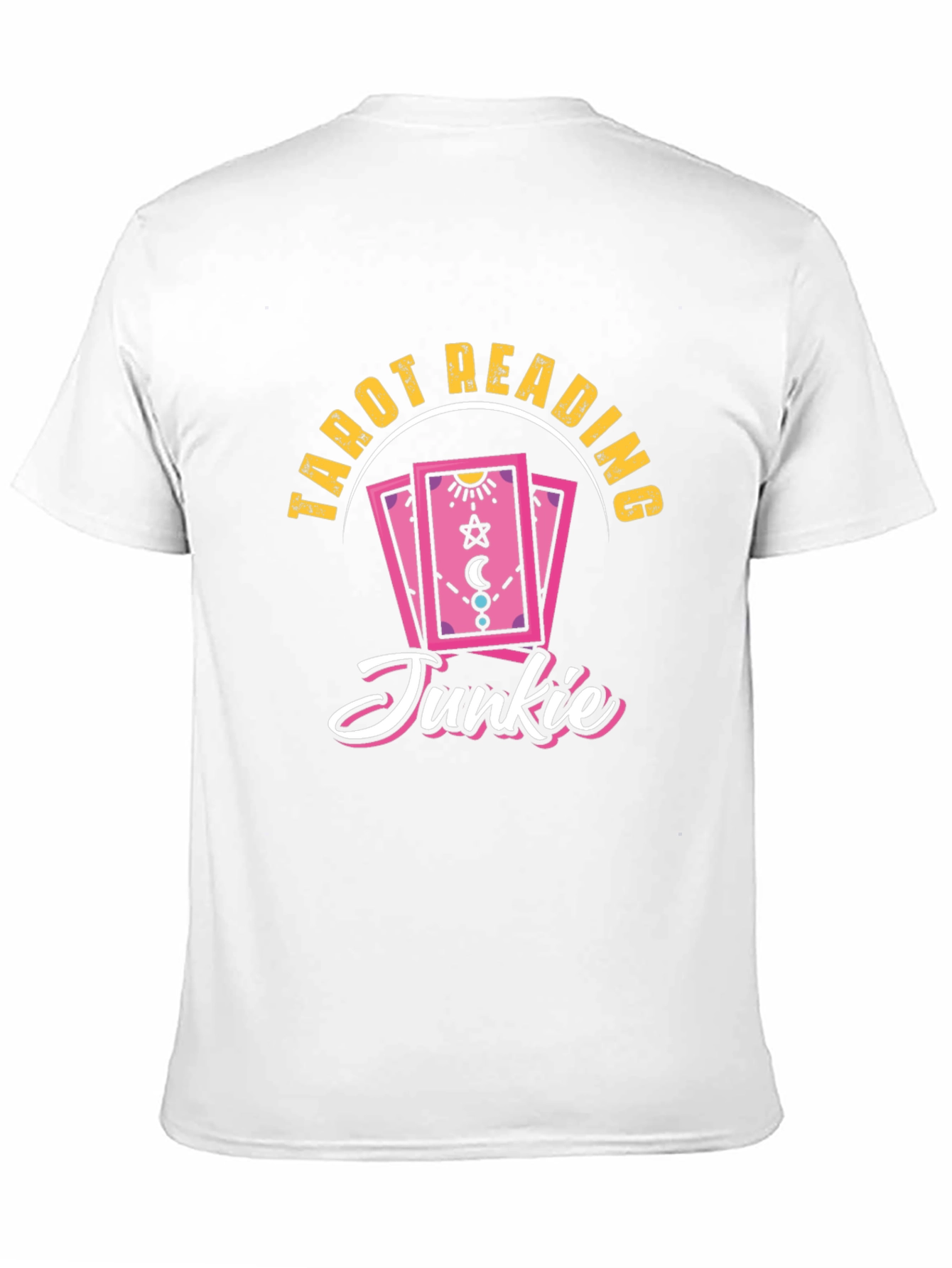 Tarot Reading Junkie Black T-Shirt
