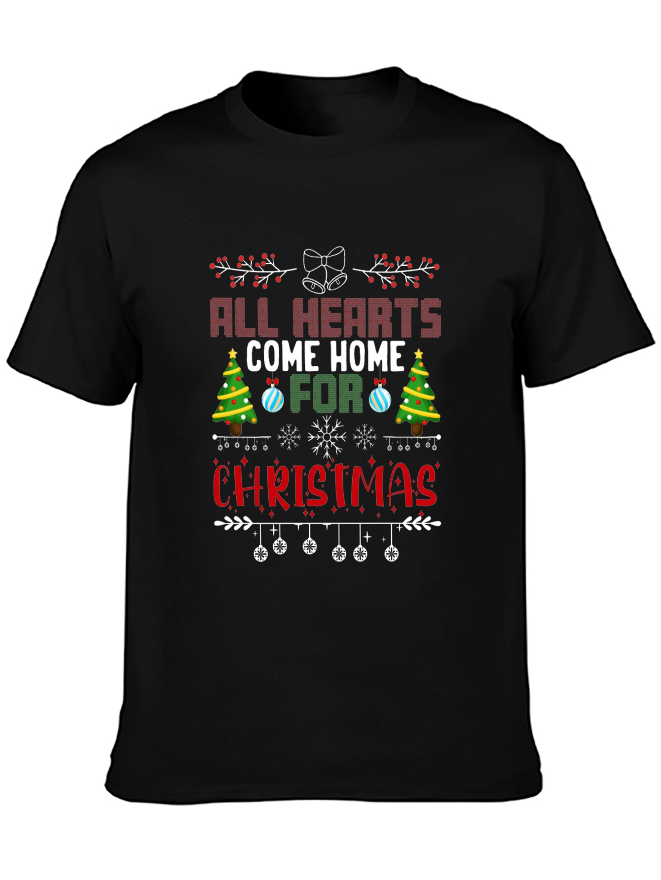 All Hearts Come Home for Christmas Graphic Tee