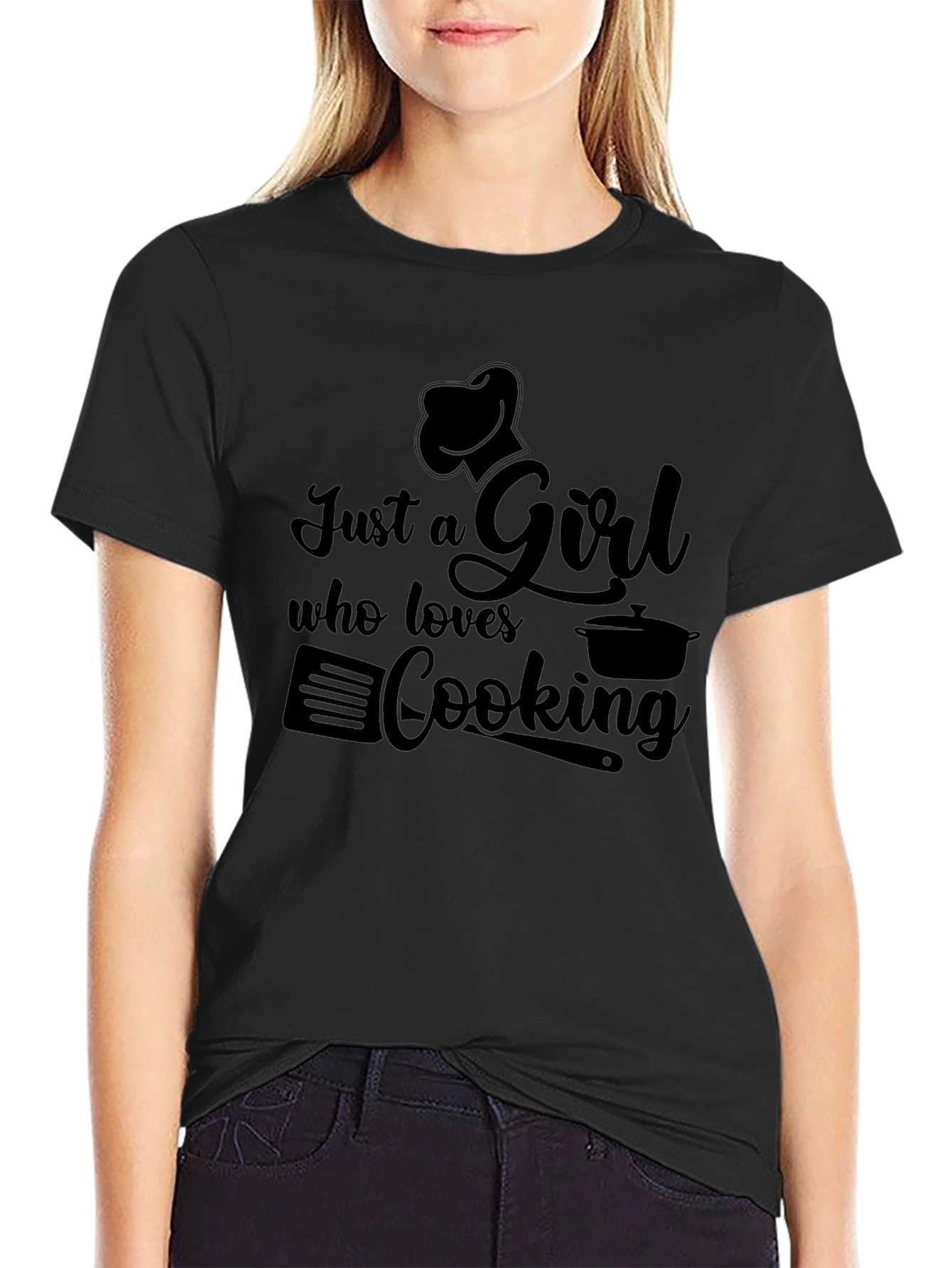 Just a Girl Who Loves Cooking T-Shirt