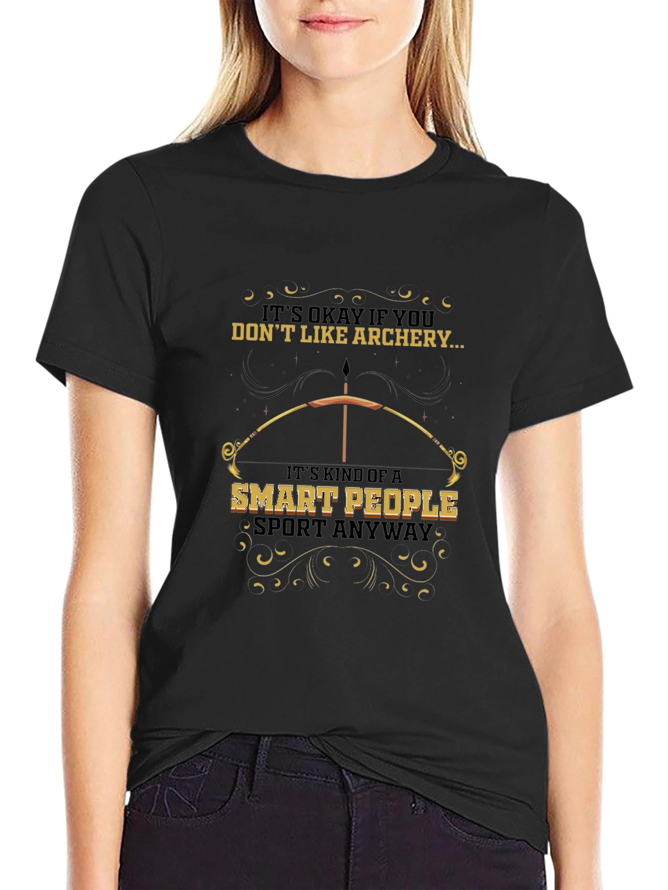 Funny Archery T-Shirt - Smart People Sport Tee
