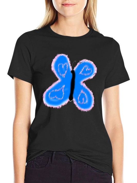 Butterfly Heart Graphic Tee - Soft Cotton Comfort