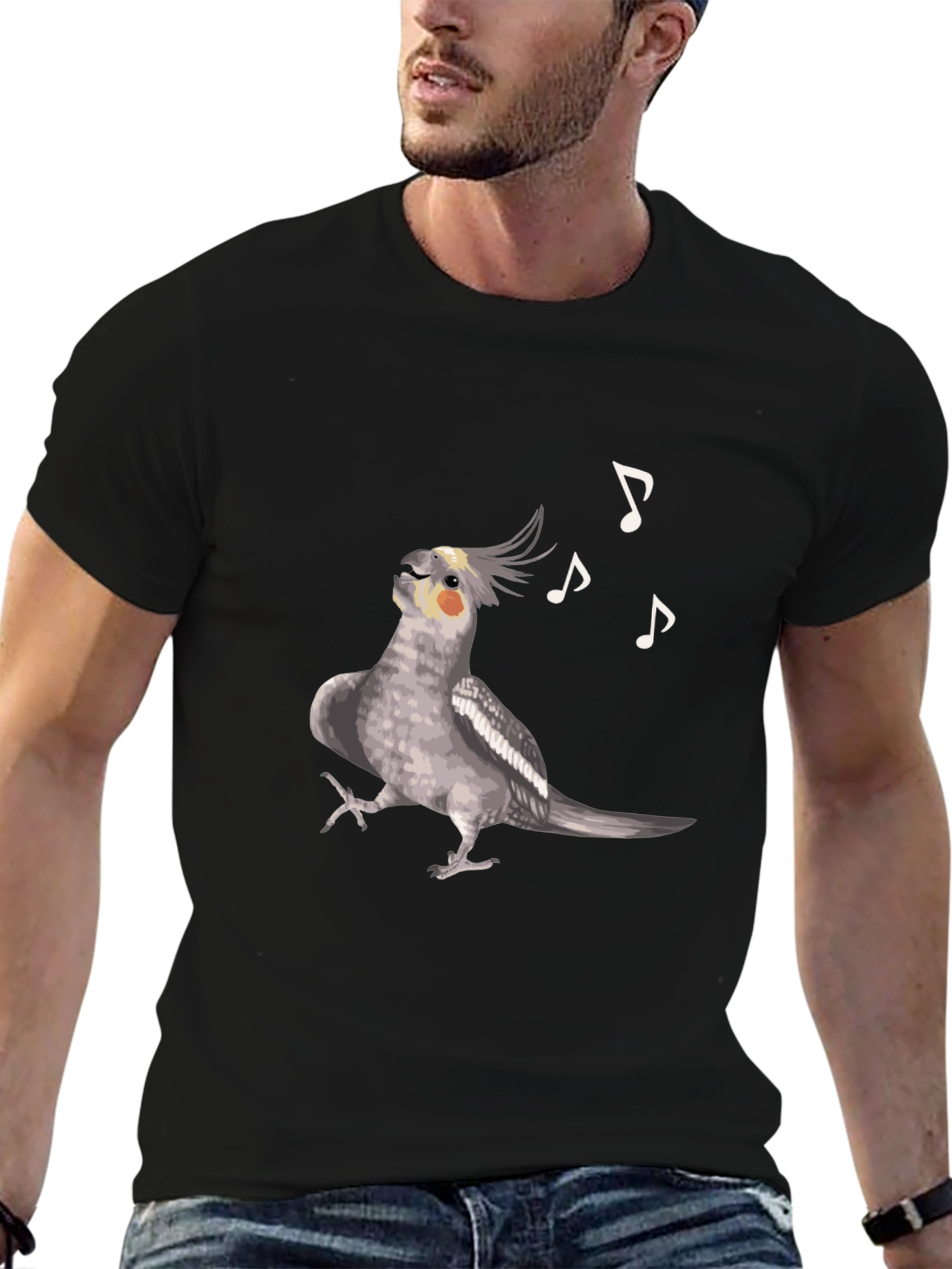 Singing Cockatiel Graphic Tee