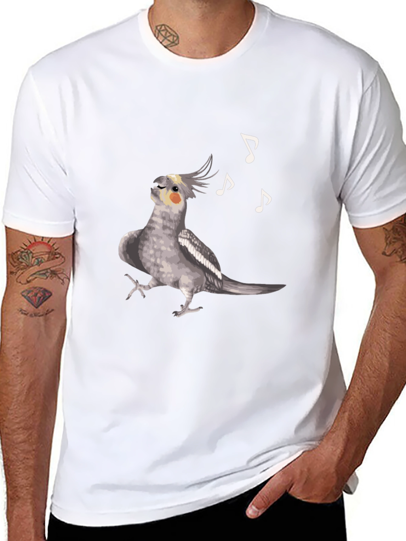 Singing Cockatiel Graphic Tee