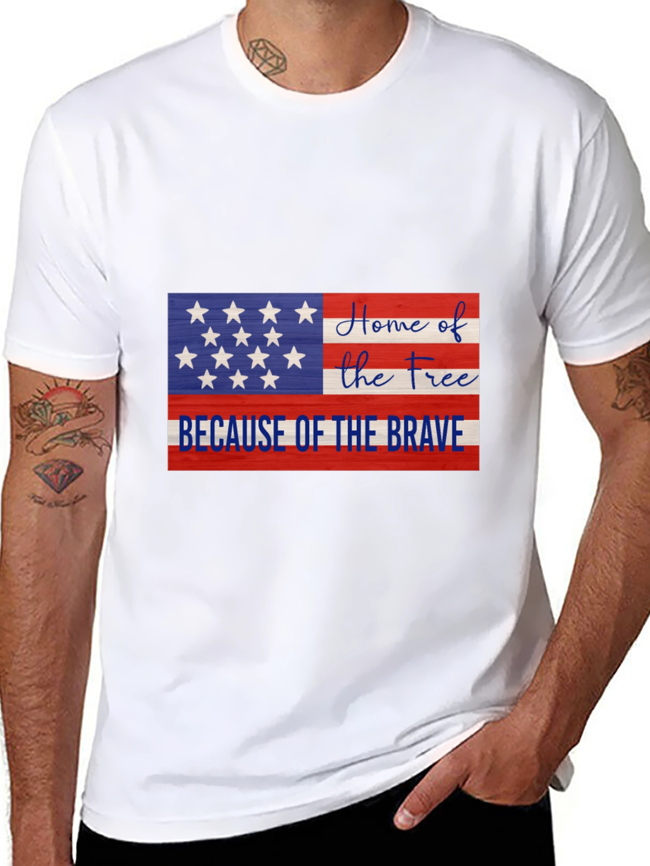 Home of the Free Graphic T-Shirt