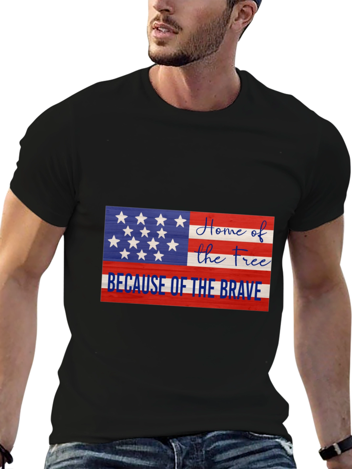 Home of the Free Graphic T-Shirt