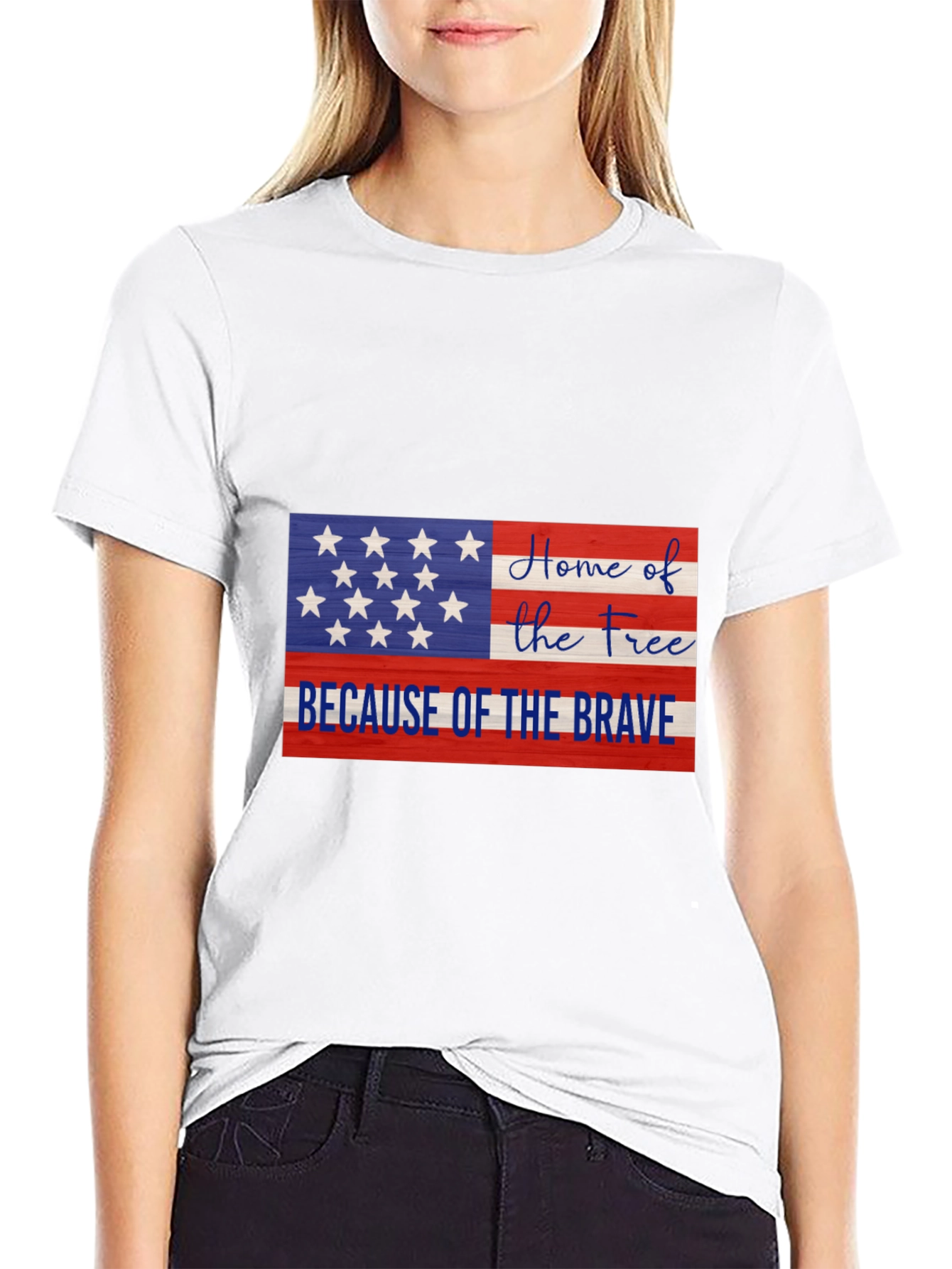 Home of the Free Graphic T-Shirt