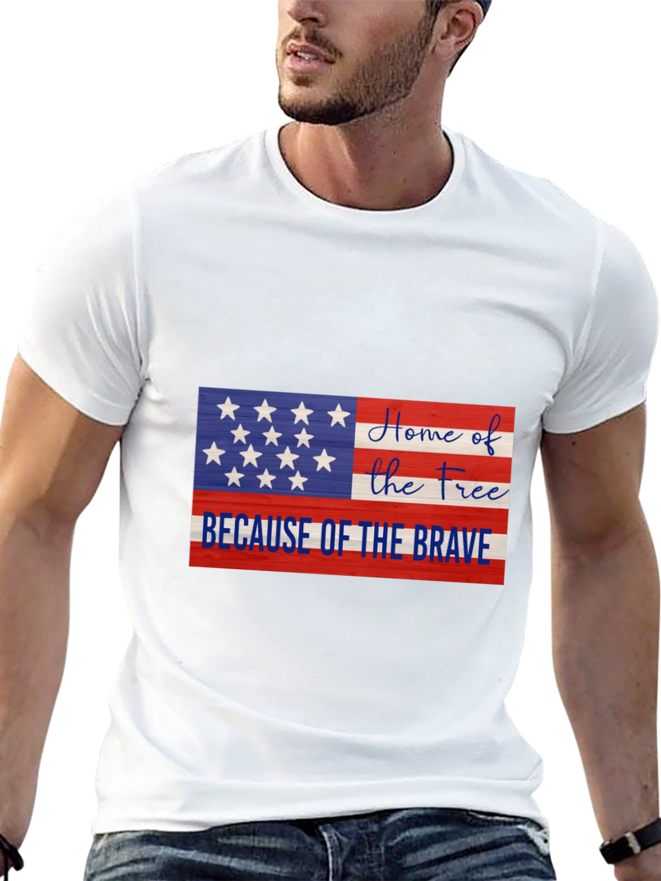 Home of the Free Graphic T-Shirt