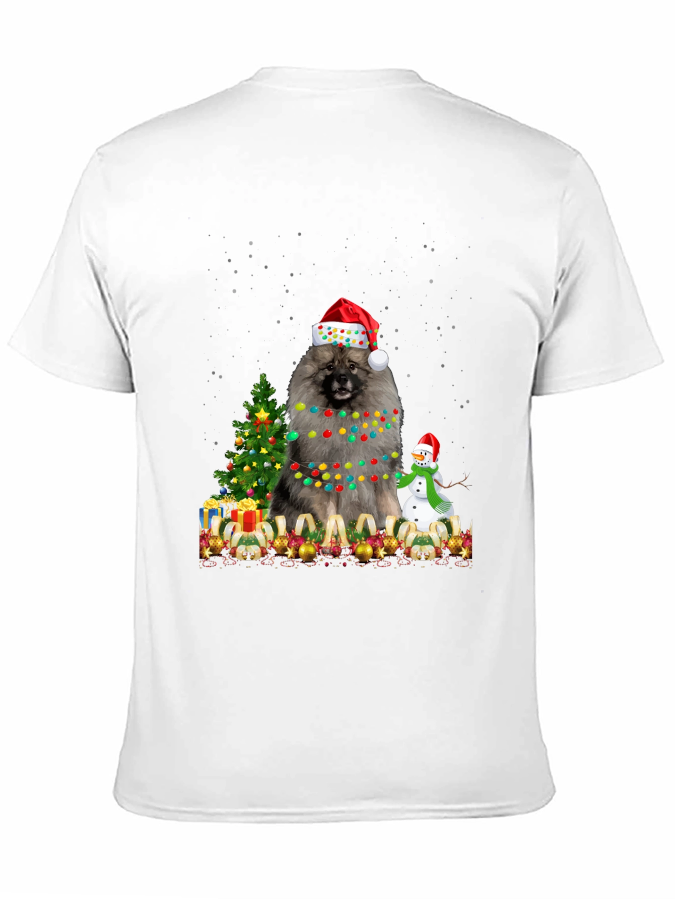 Keeshond Christmas T-Shirt
