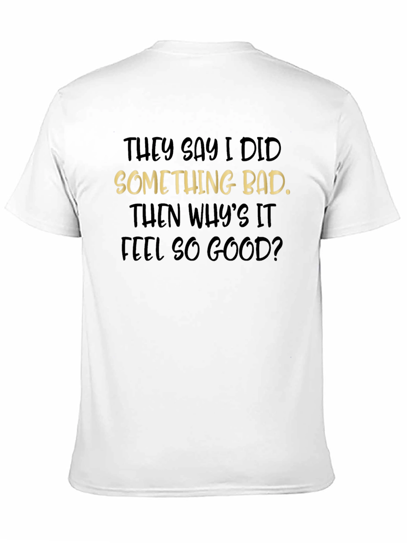 They Say I Did Something Bad T-Shirt