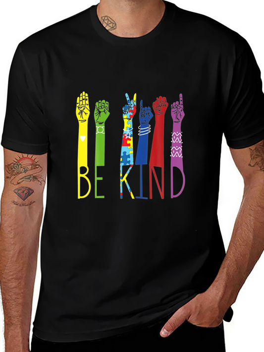 Be Kind Hands Black T-Shirt