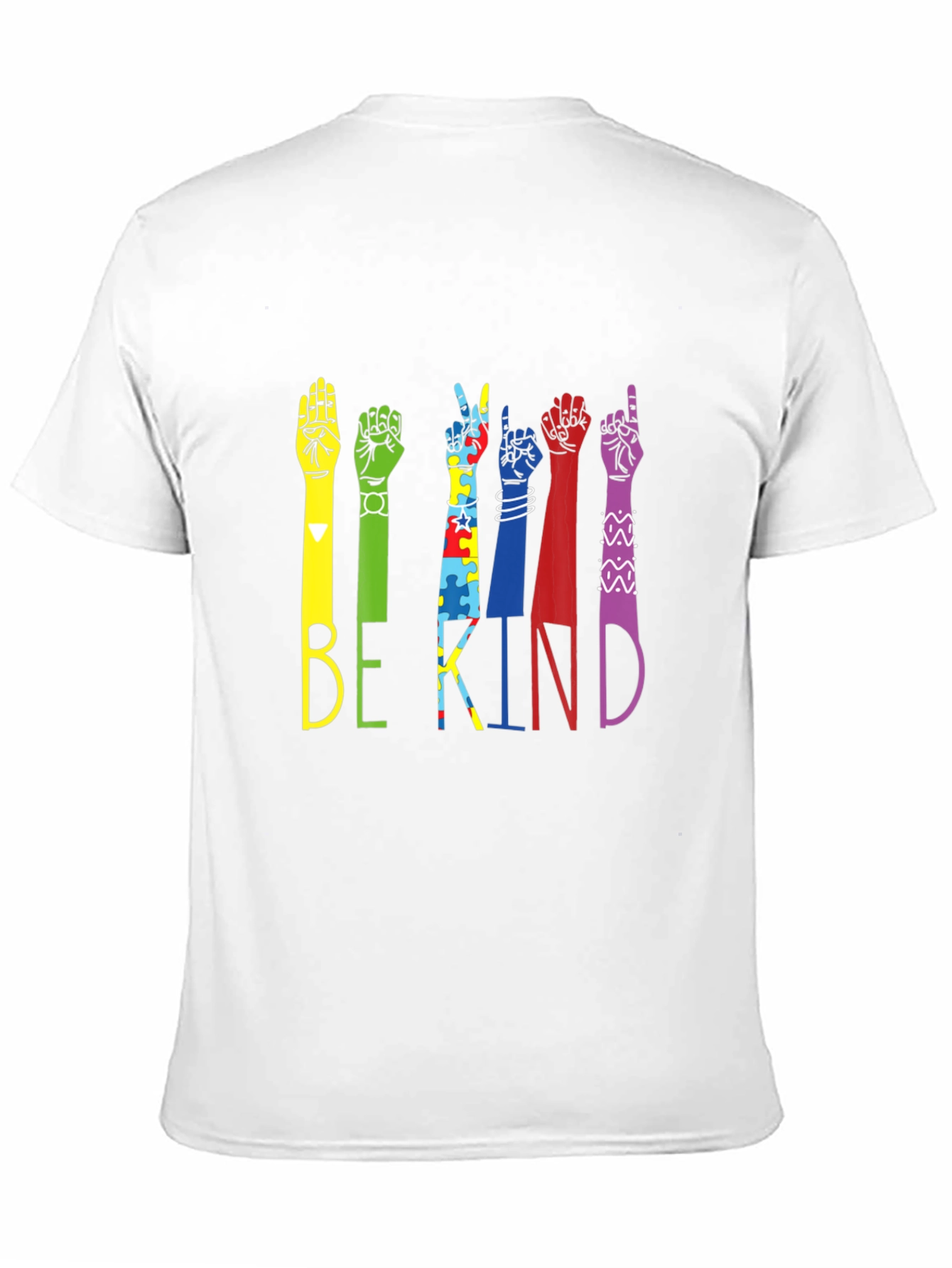 Be Kind Hands Black T-Shirt