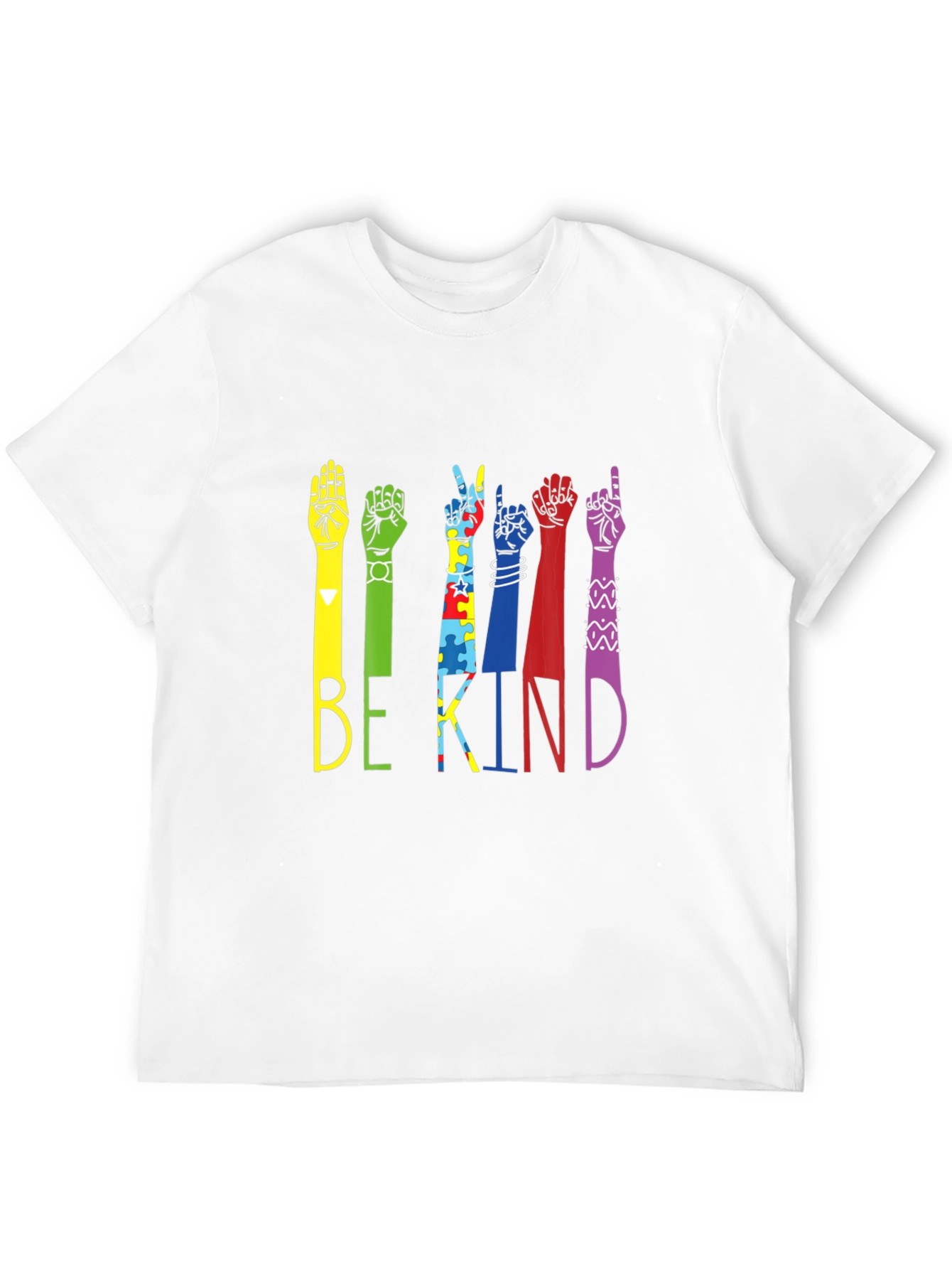 Be Kind Hands Black T-Shirt