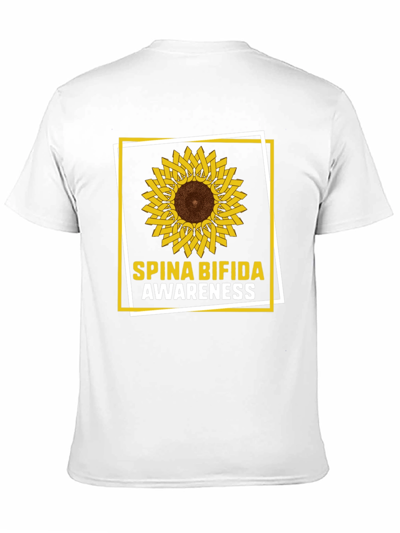 Spina Bifida Awareness Sunflower T-Shirt