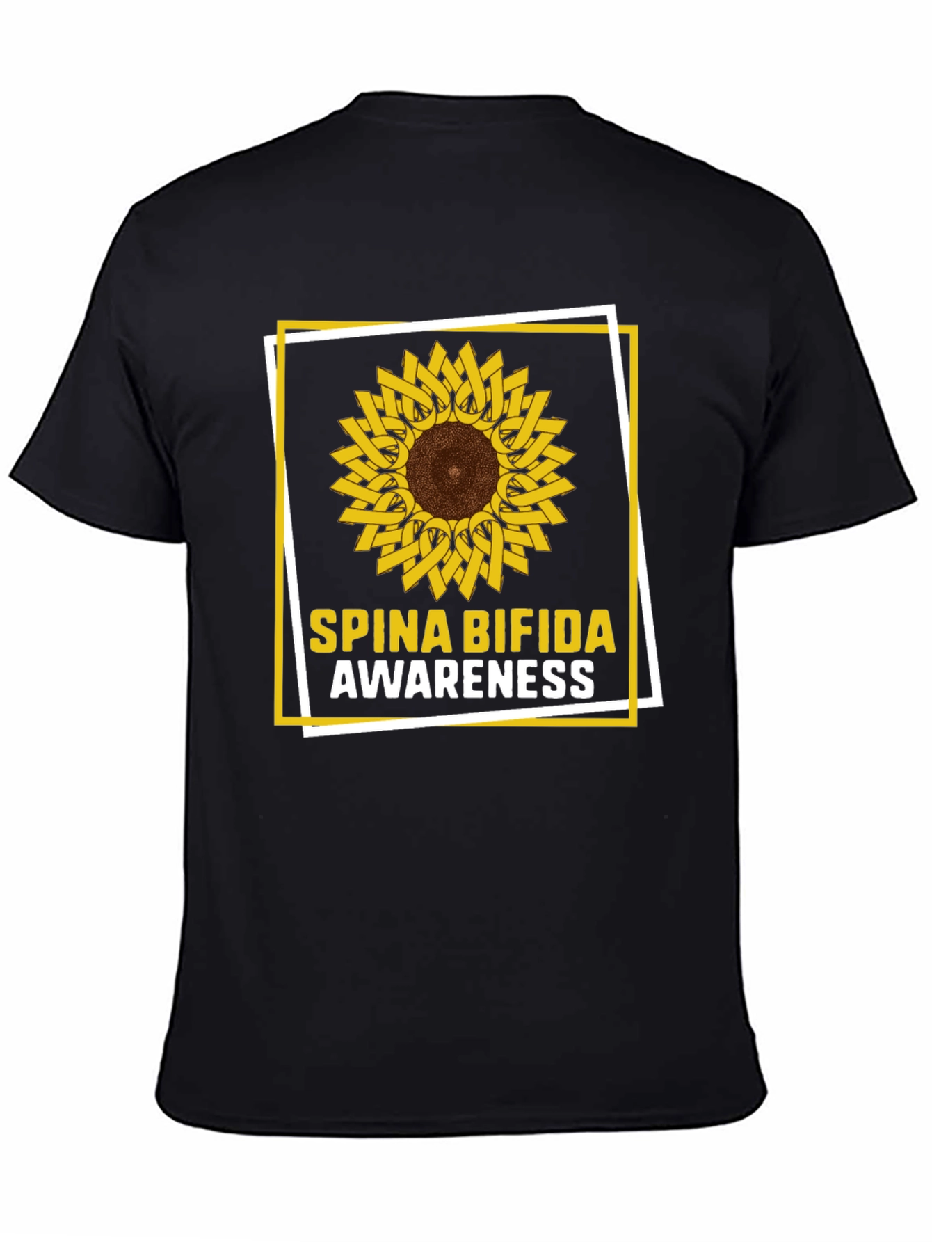 Spina Bifida Awareness Sunflower T-Shirt