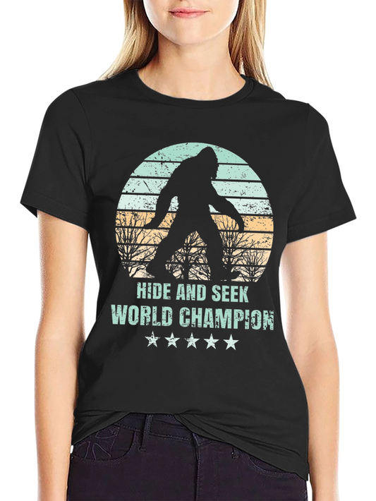 Hide and Seek World Champion Bigfoot T-Shirt