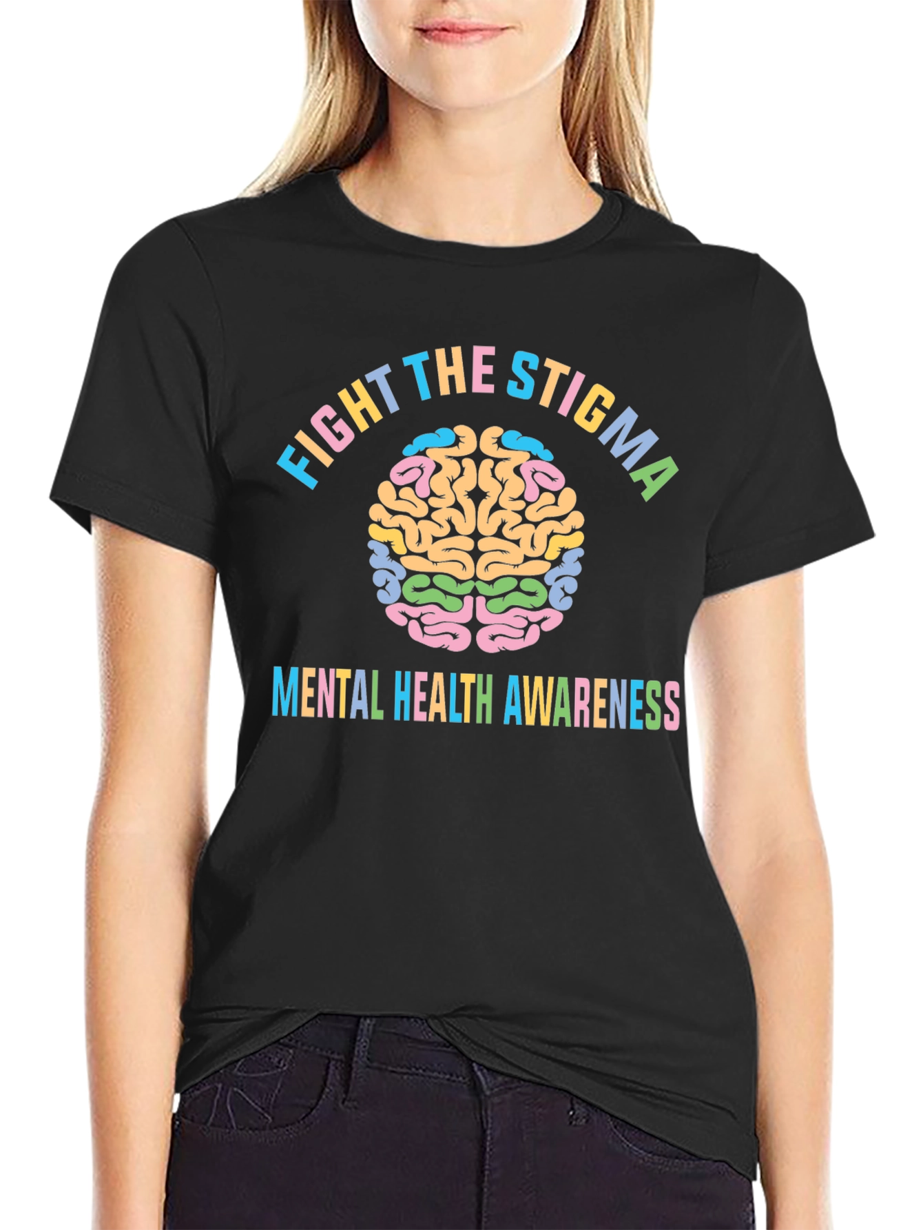 Mental Health Awareness T-Shirt - Fight the Stigma