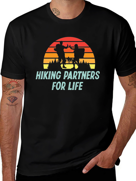 Hiking Partners For Life T-Shirt - Adventure Tee